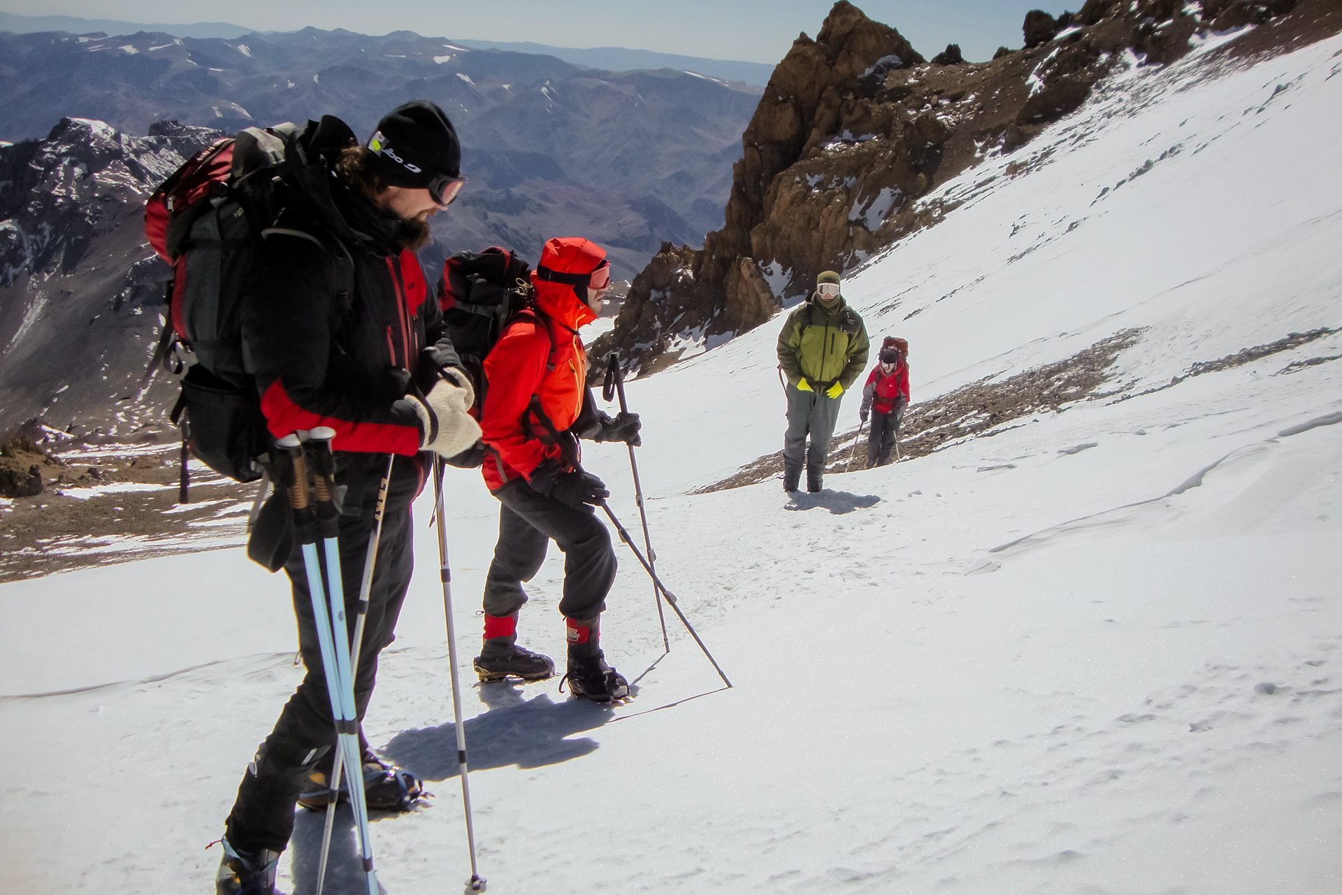 Fotka vystihující průběh expedice