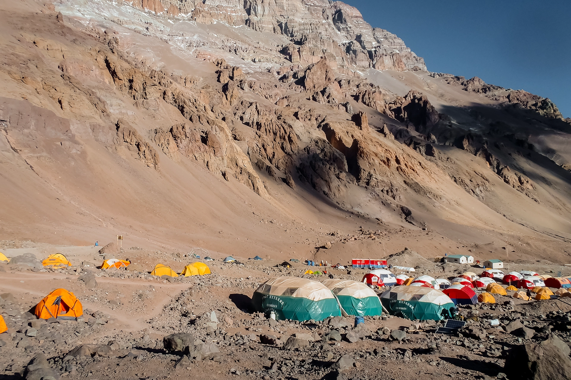 Fotka vystihující průběh expedice