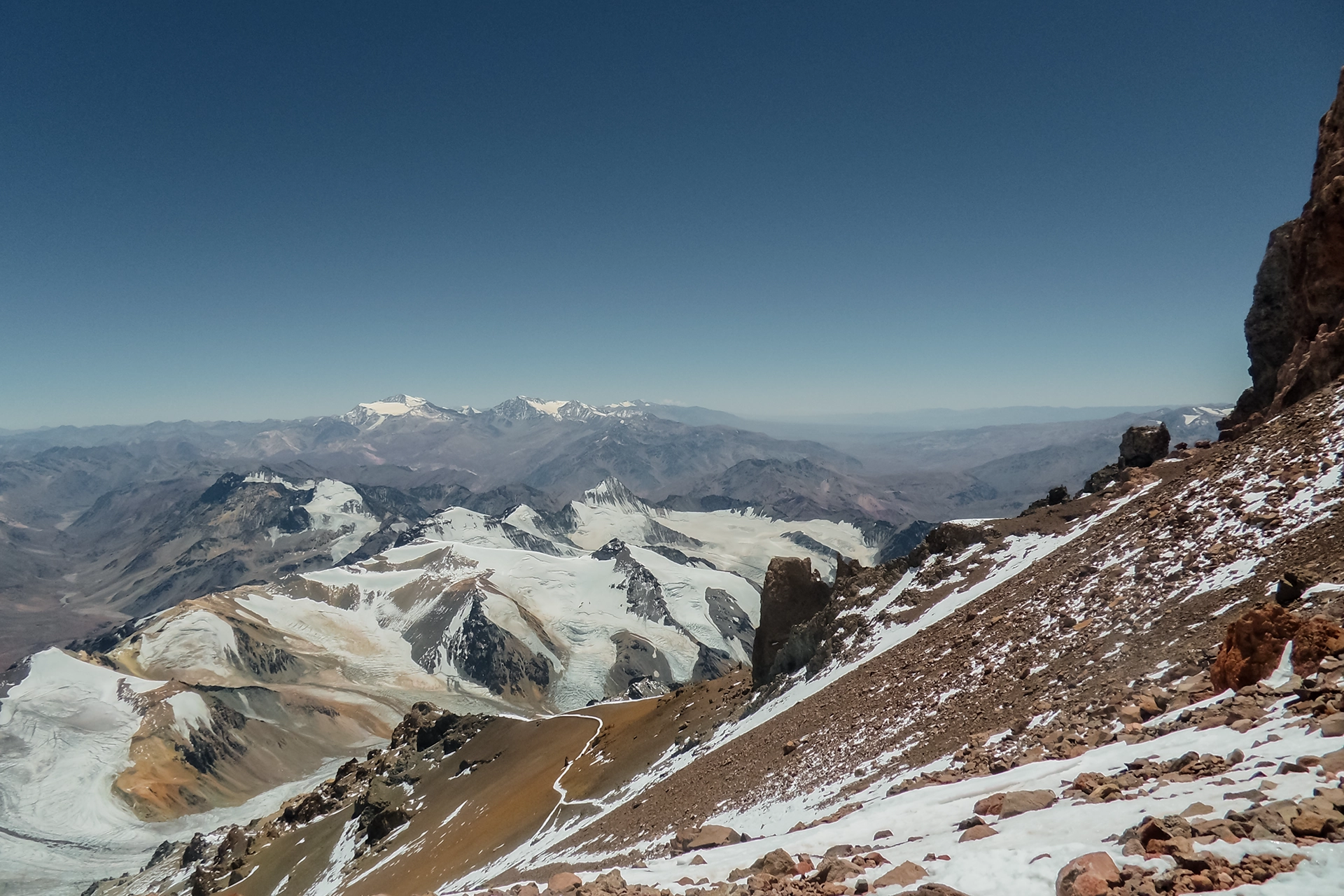 Fotka vystihující průběh expedice