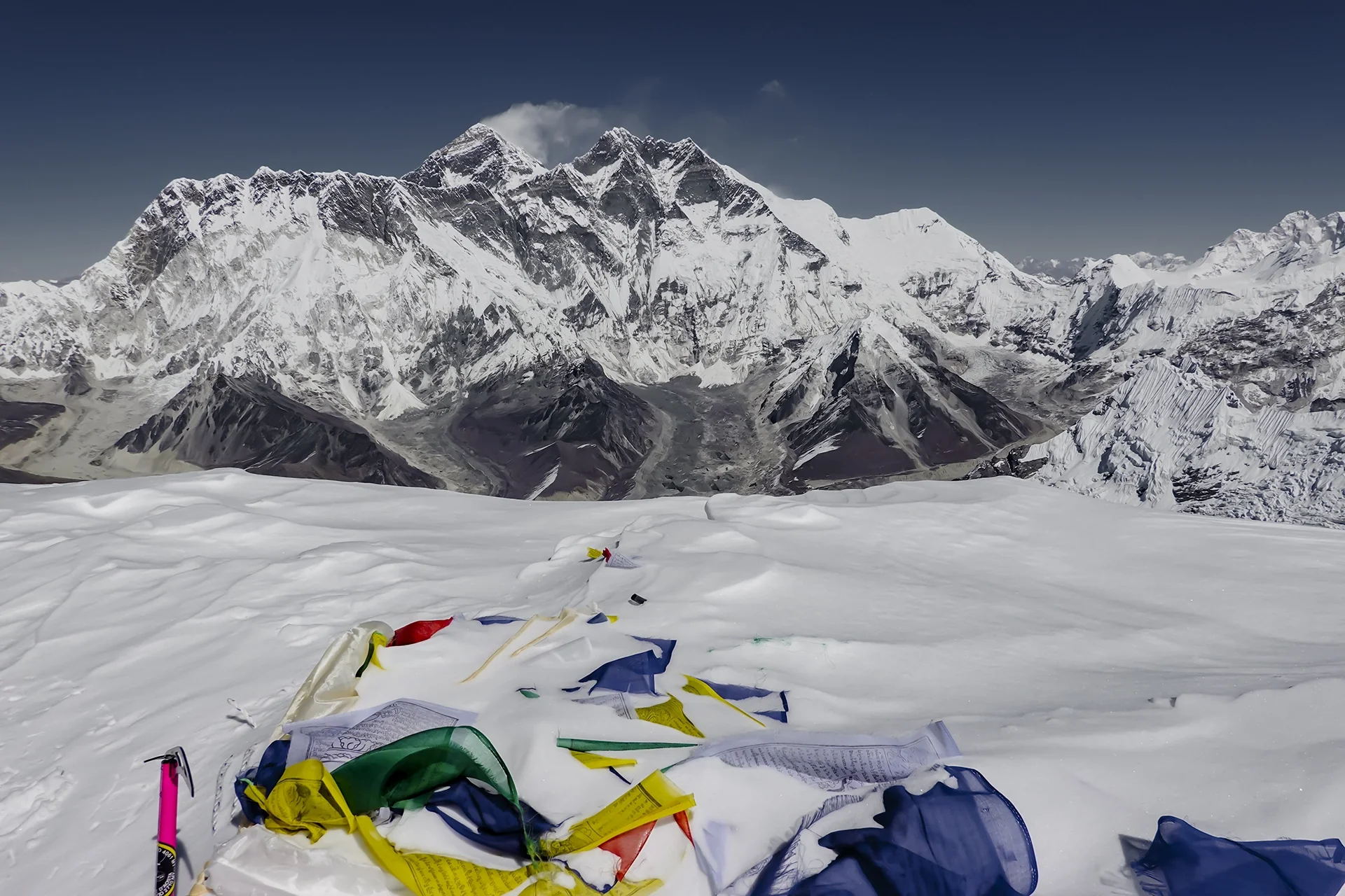 Fotka vystihující průběh expedice