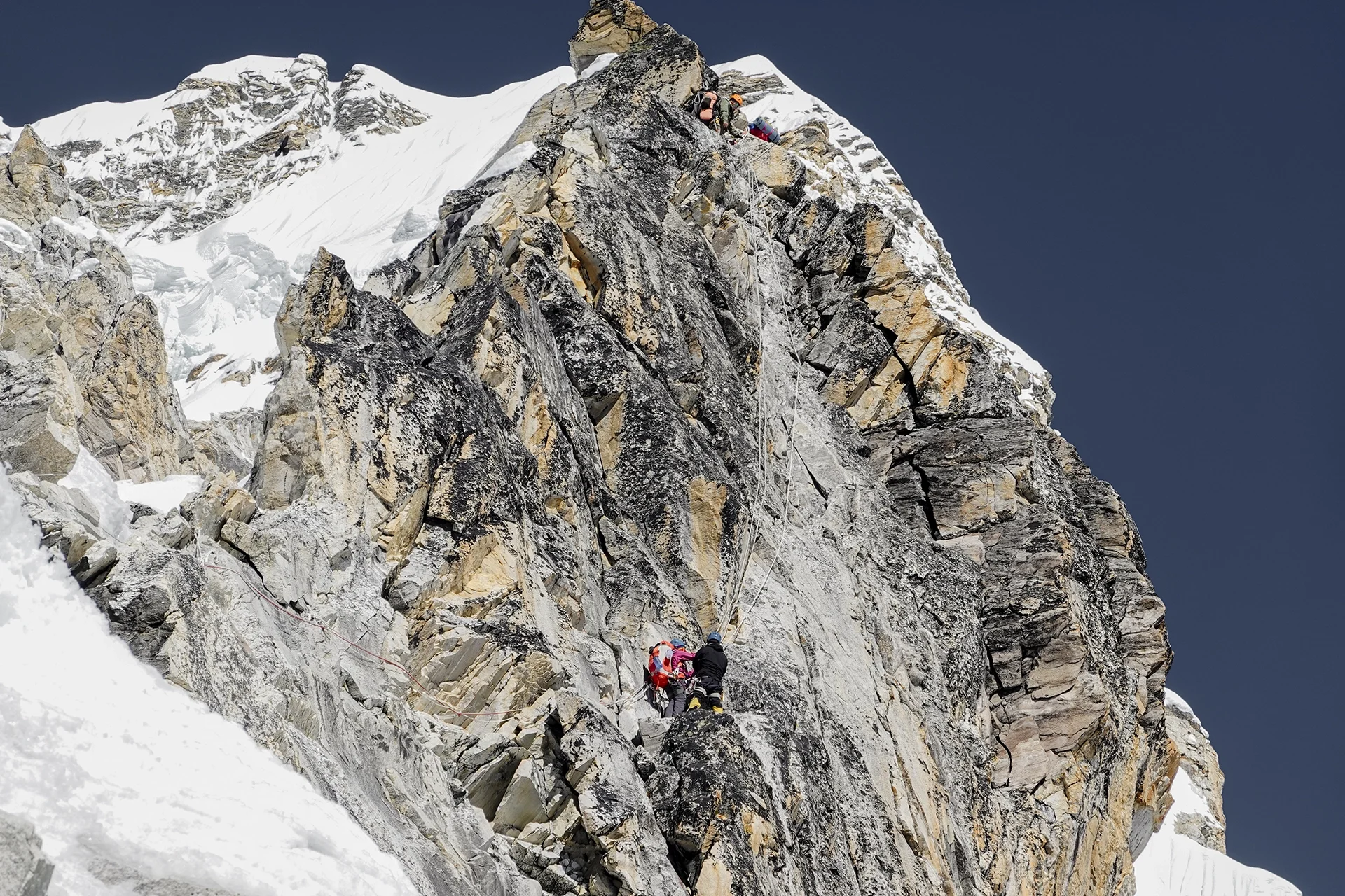 Fotka vystihující průběh expedice