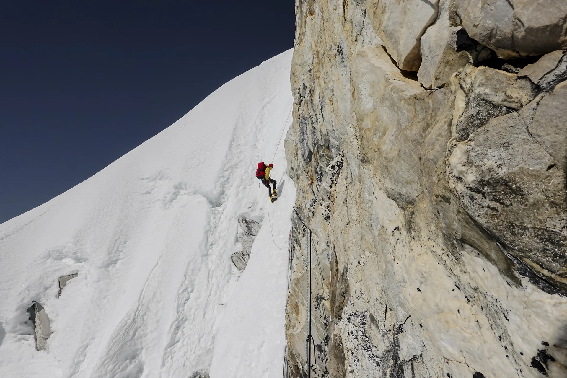 Fotka vystihující průběh expedice