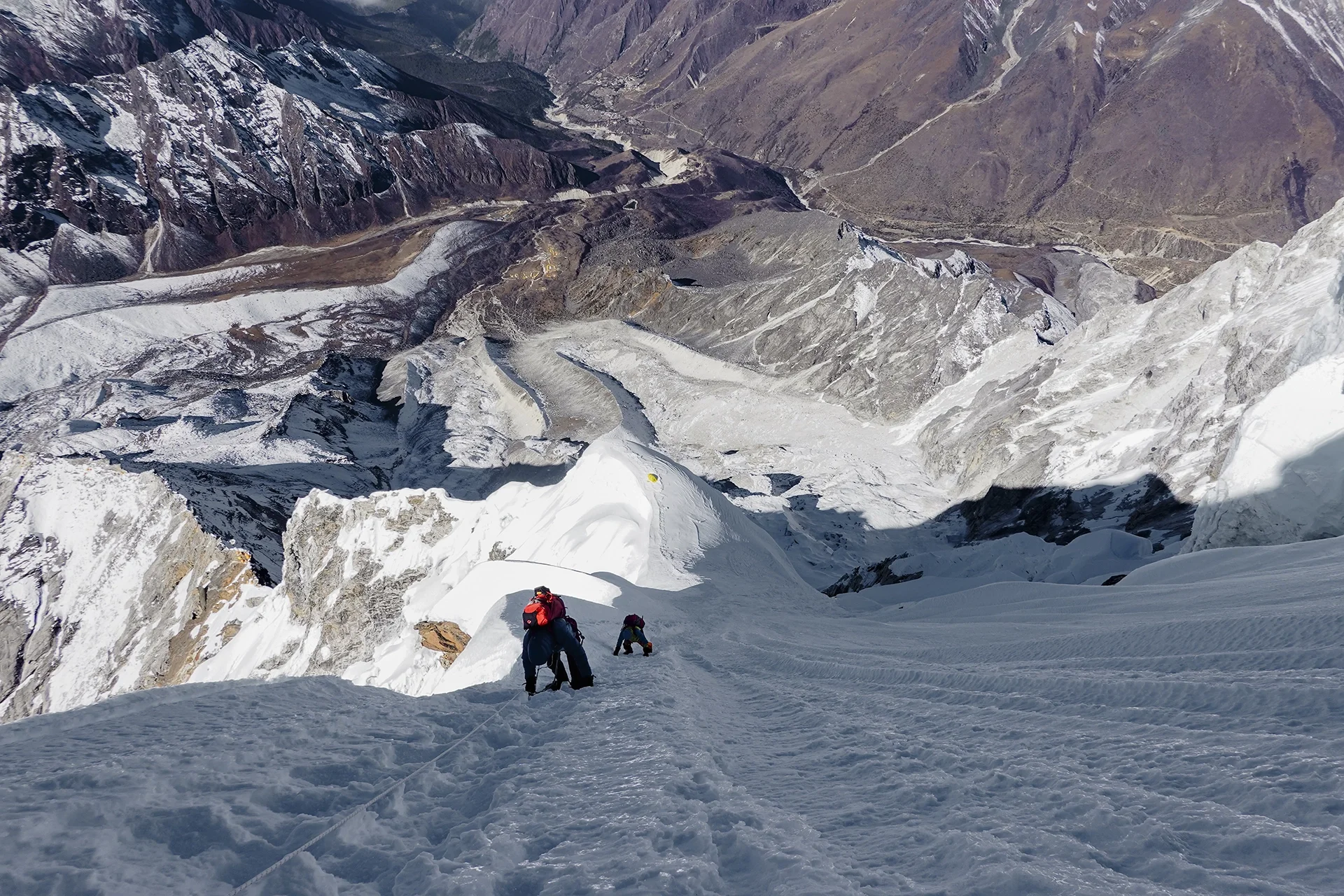 Fotka vystihující průběh expedice