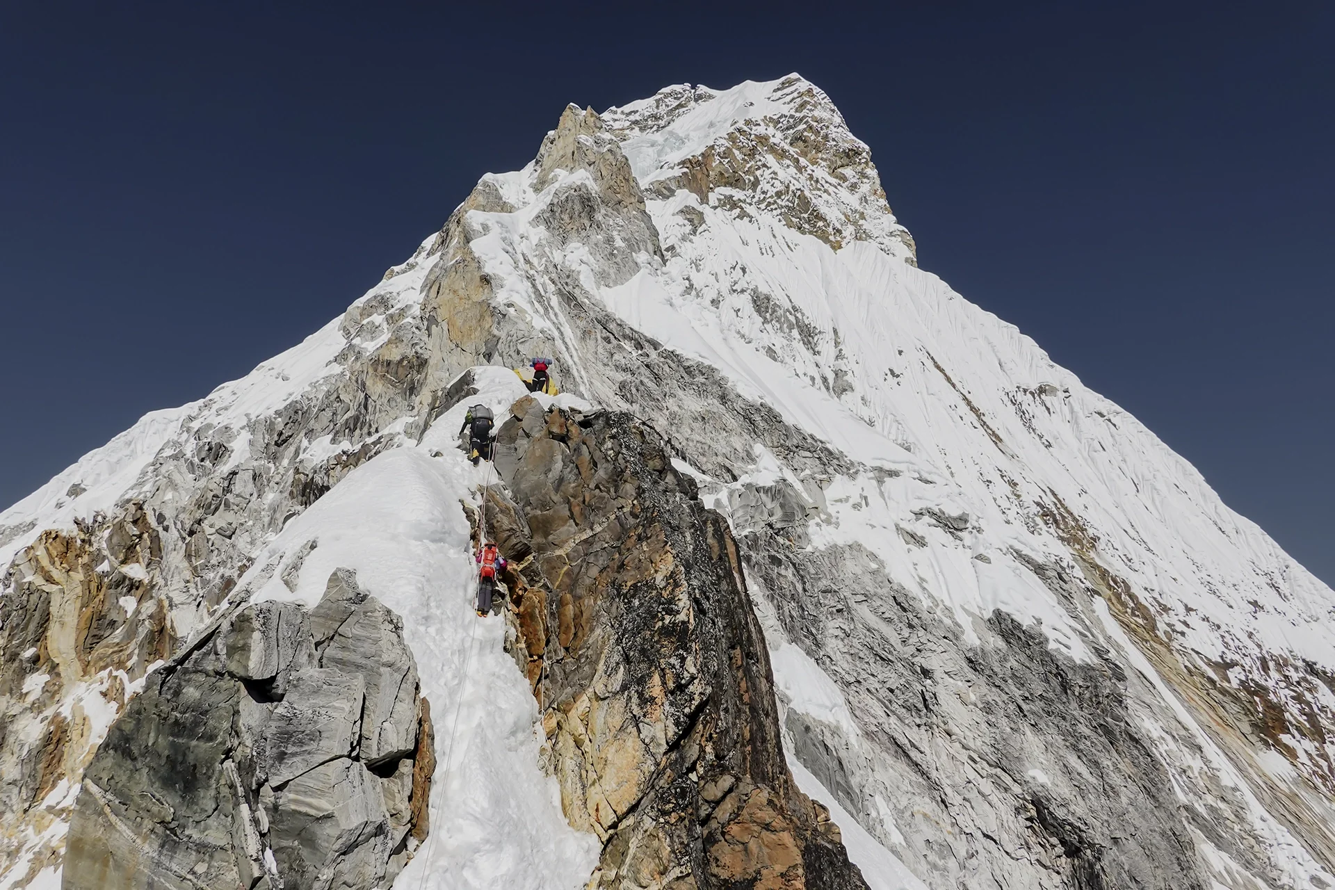 Fotka vystihující průběh expedice
