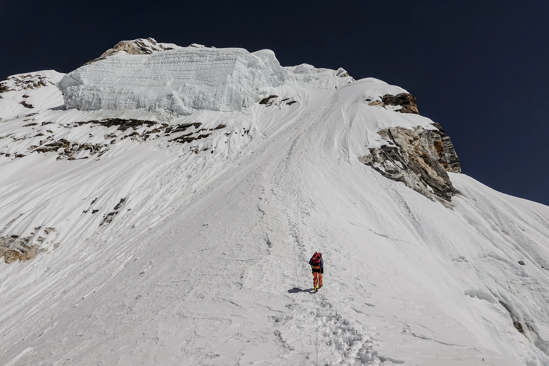 Fotka vystihující průběh expedice