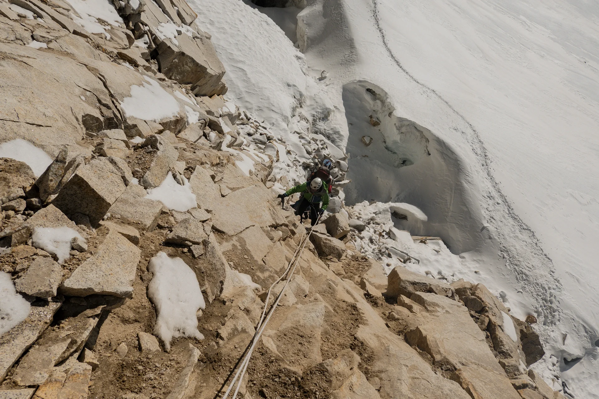 Fotka vystihující průběh expedice