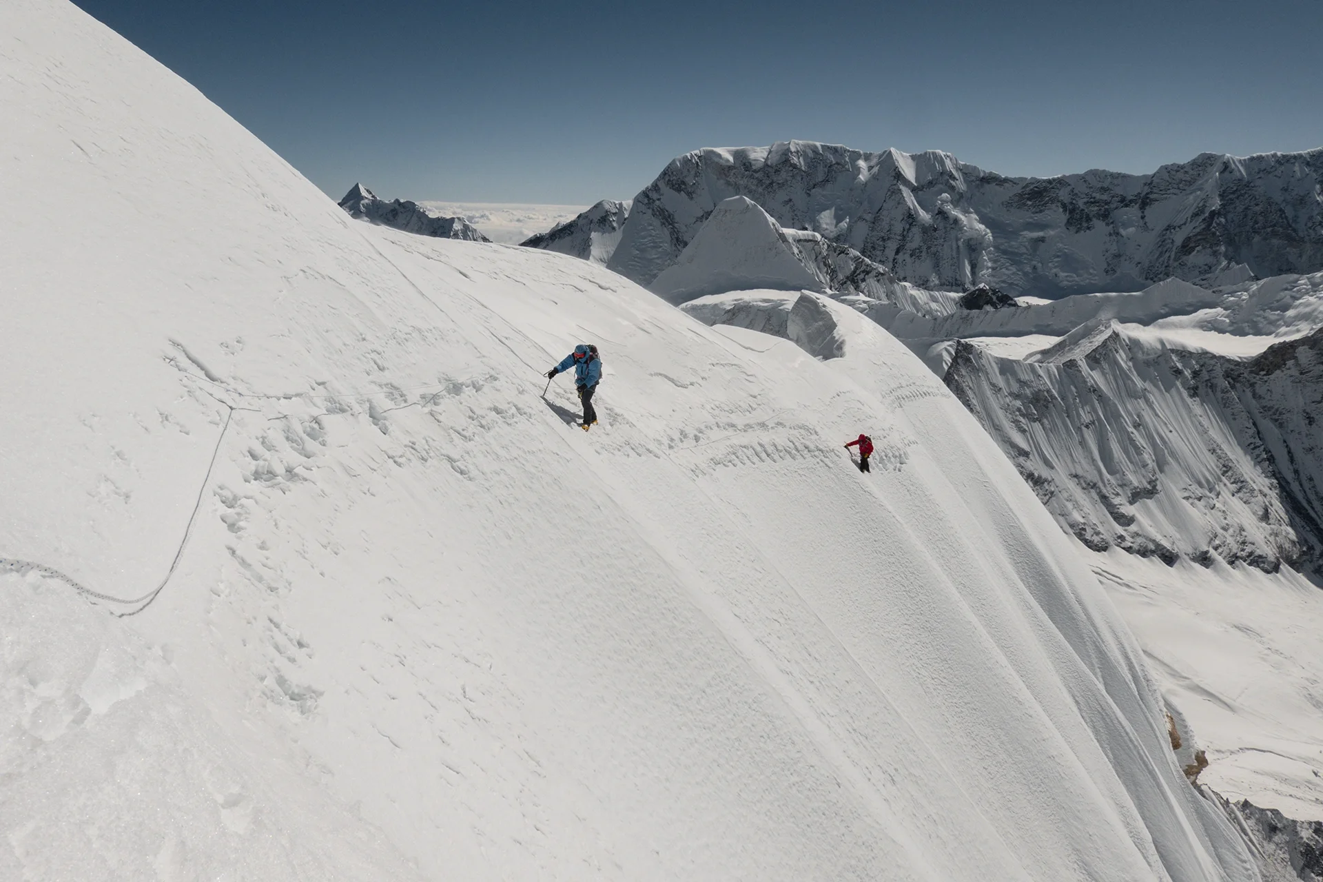 Fotka vystihující průběh expedice