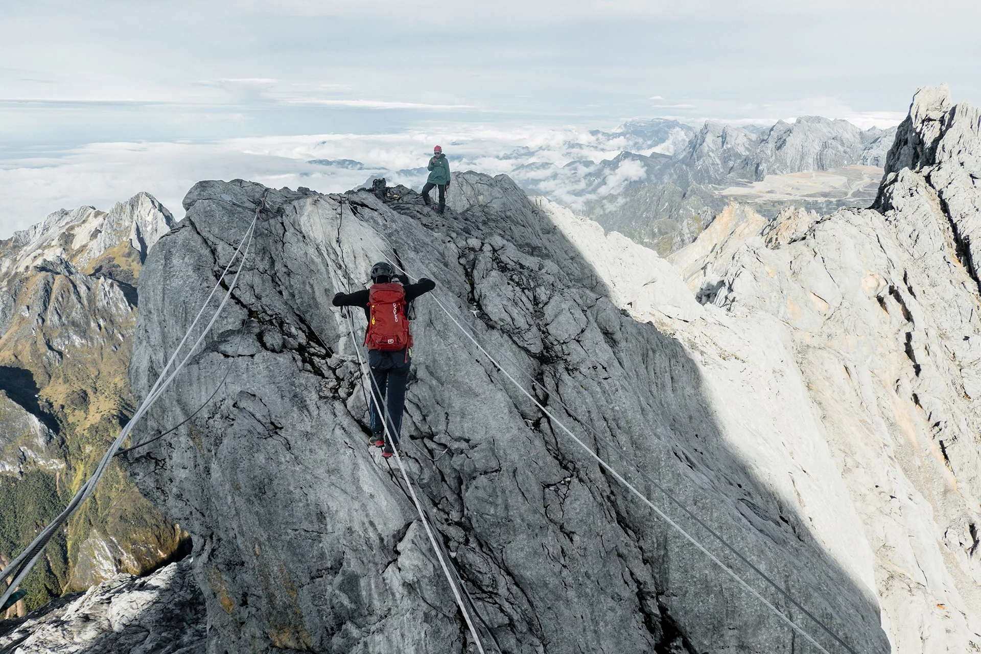 Fotka vystihující průběh expedice