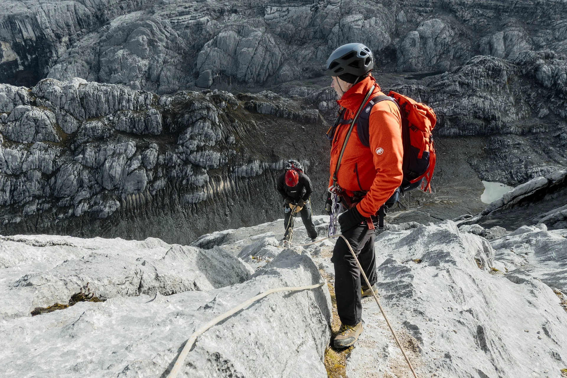Fotka vystihující průběh expedice