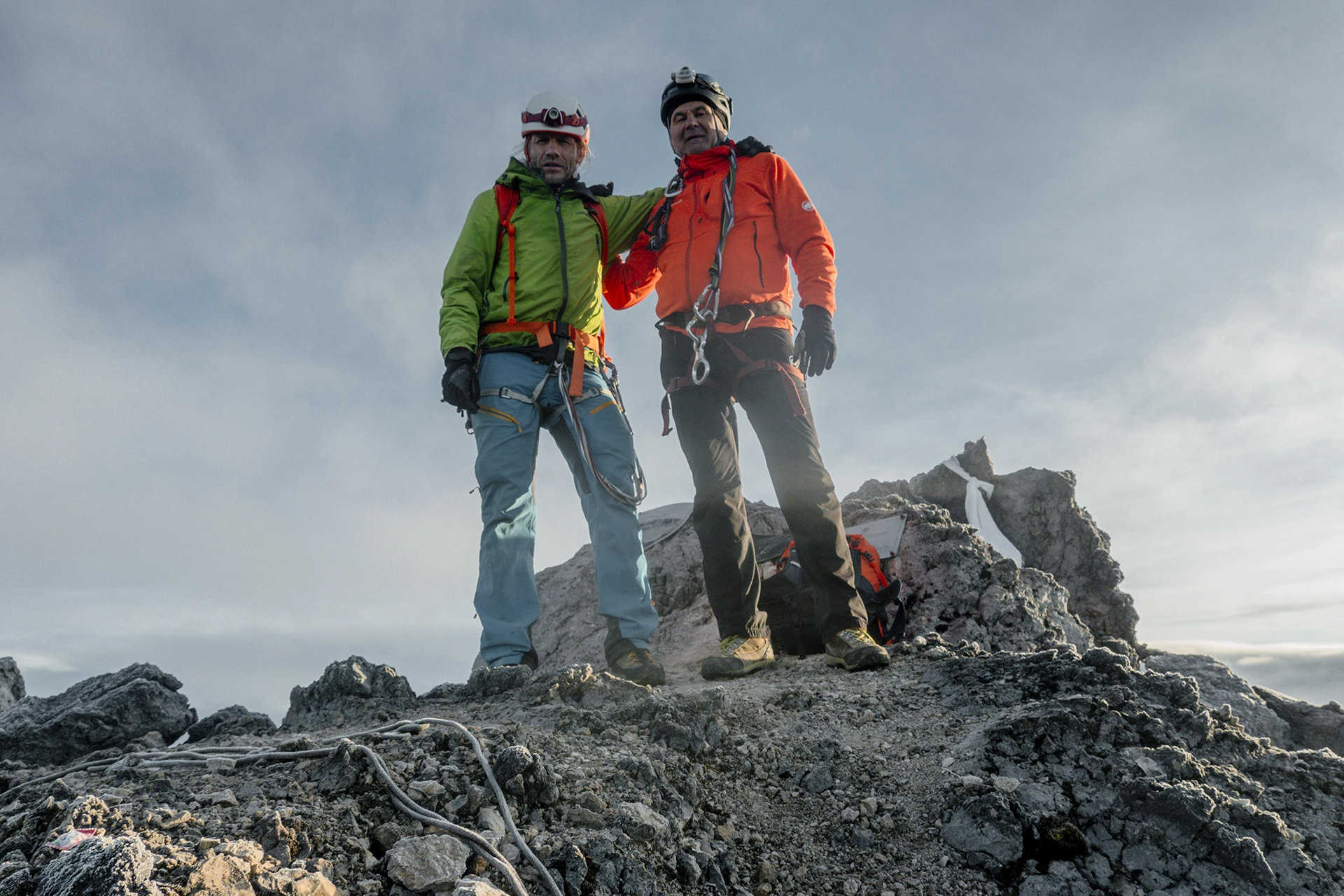 Fotka vystihující průběh expedice