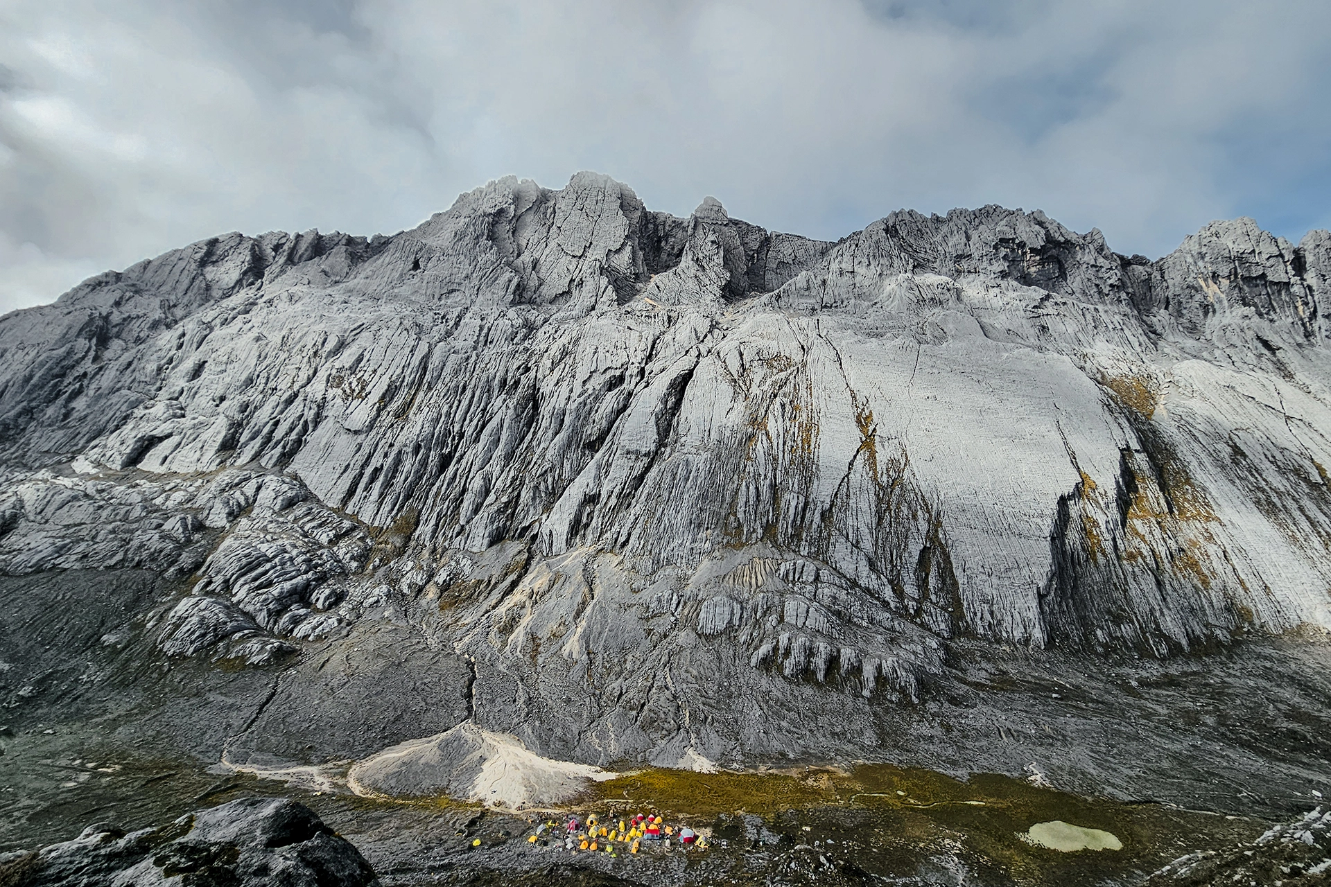 Fotka vystihující průběh expedice