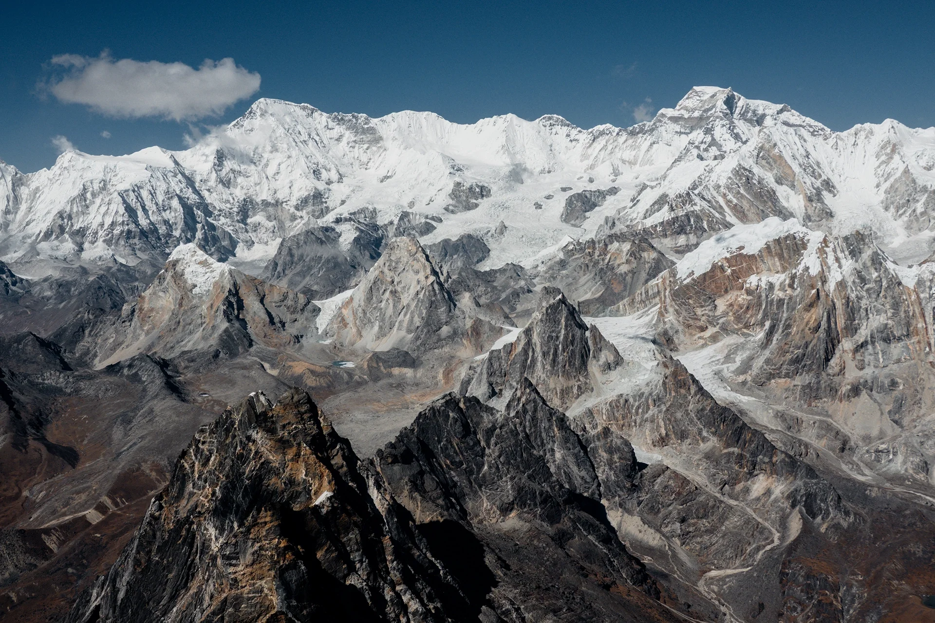 Fotka vystihující průběh expedice