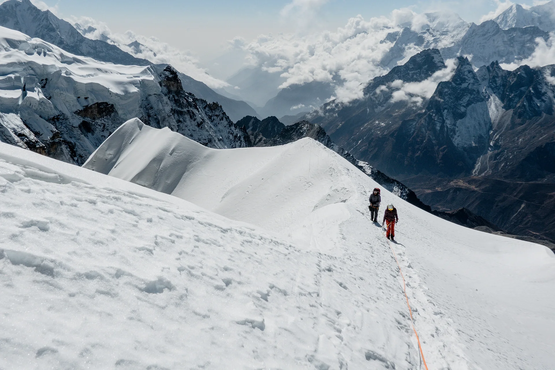 Fotka vystihující průběh expedice