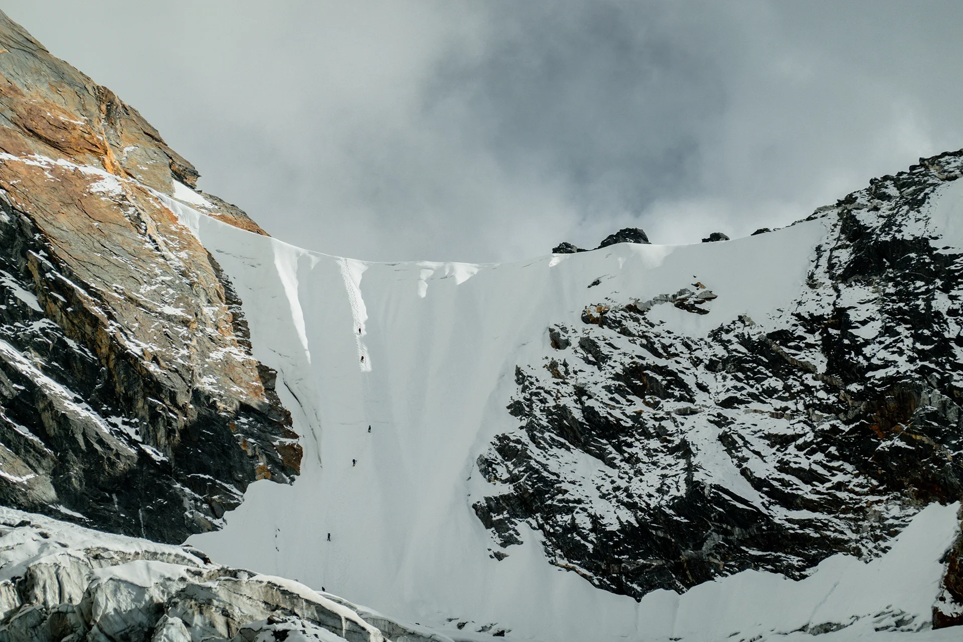 Fotka vystihující průběh expedice