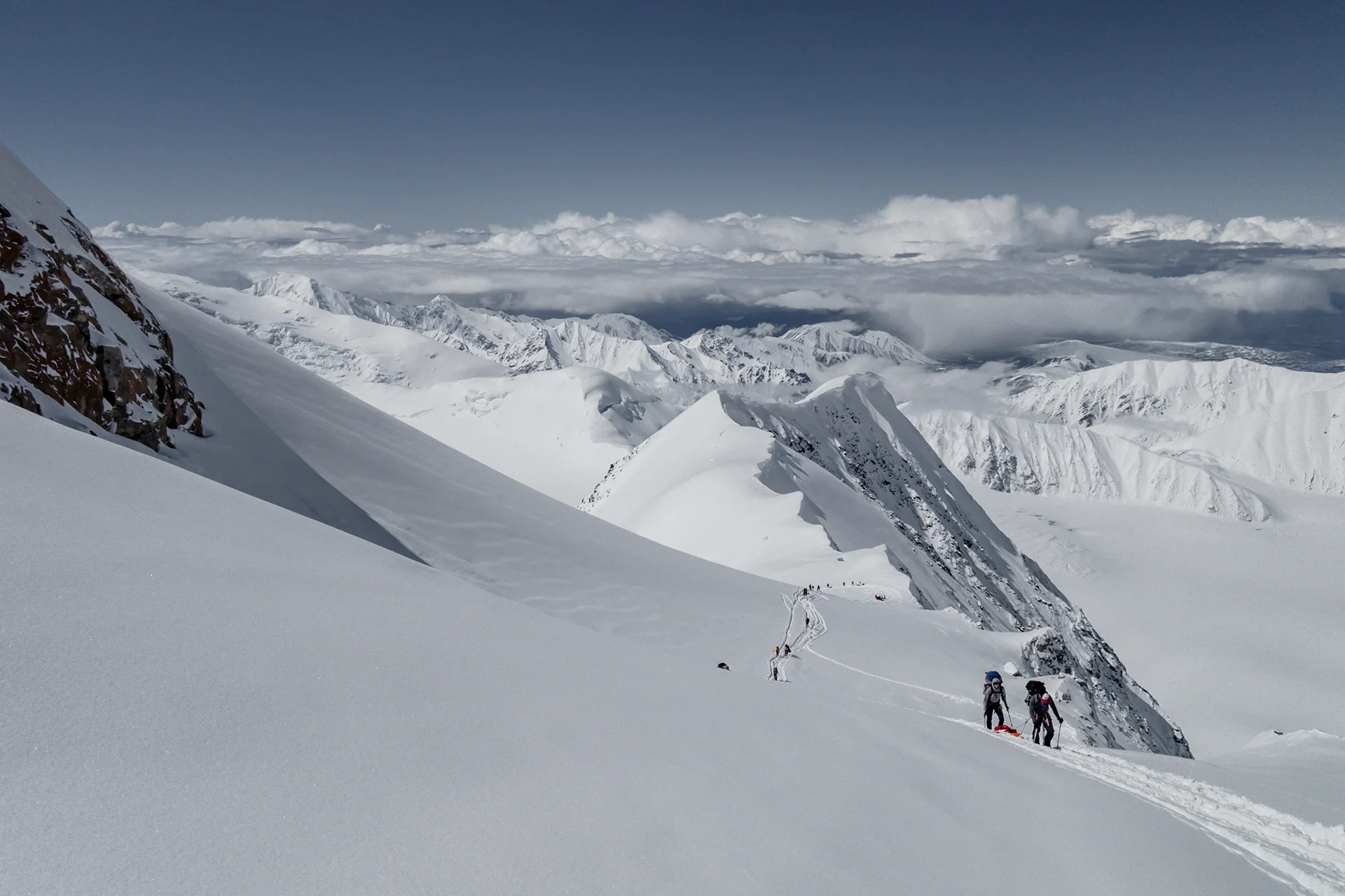 Fotka vystihující průběh expedice