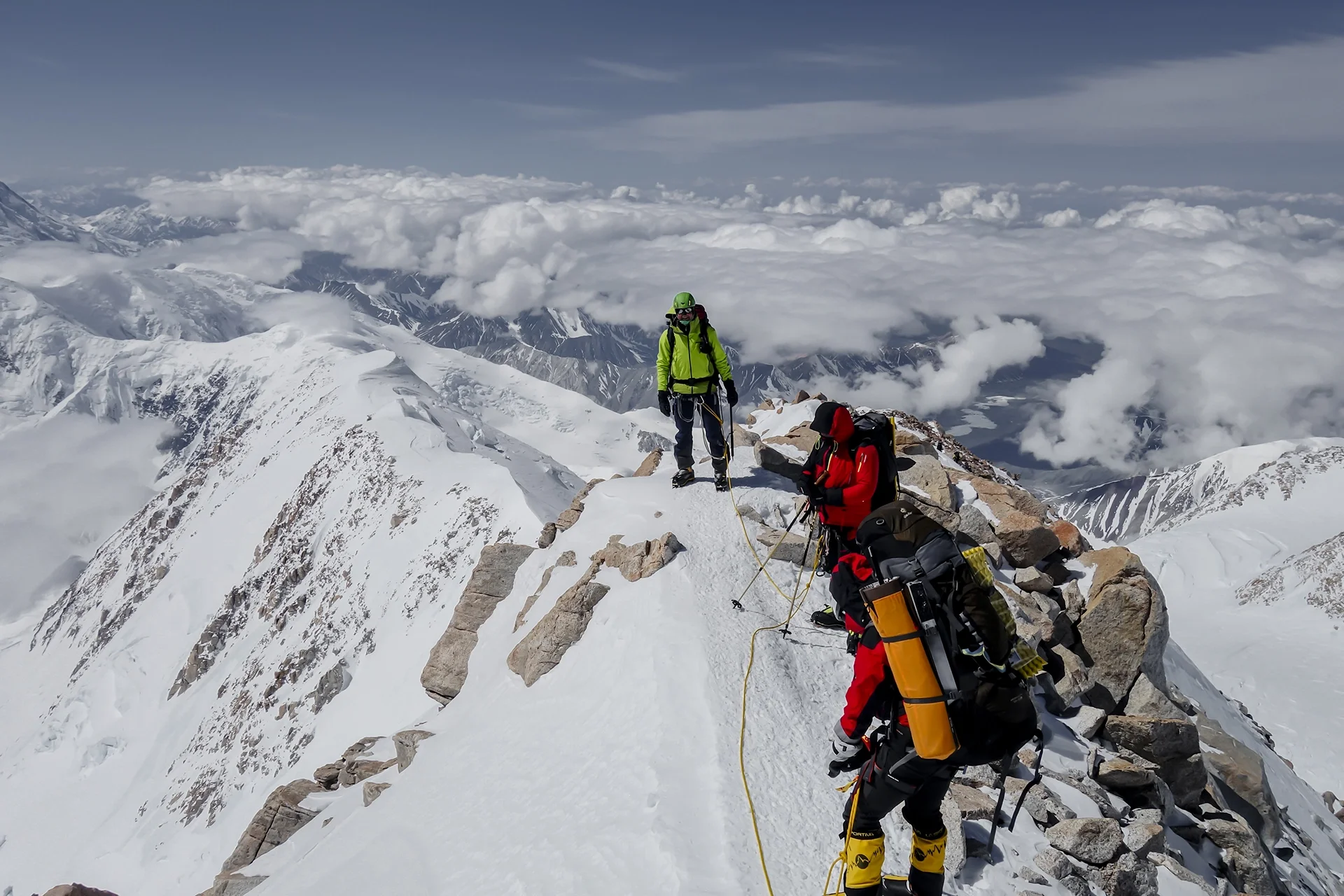 Fotka vystihující průběh expedice