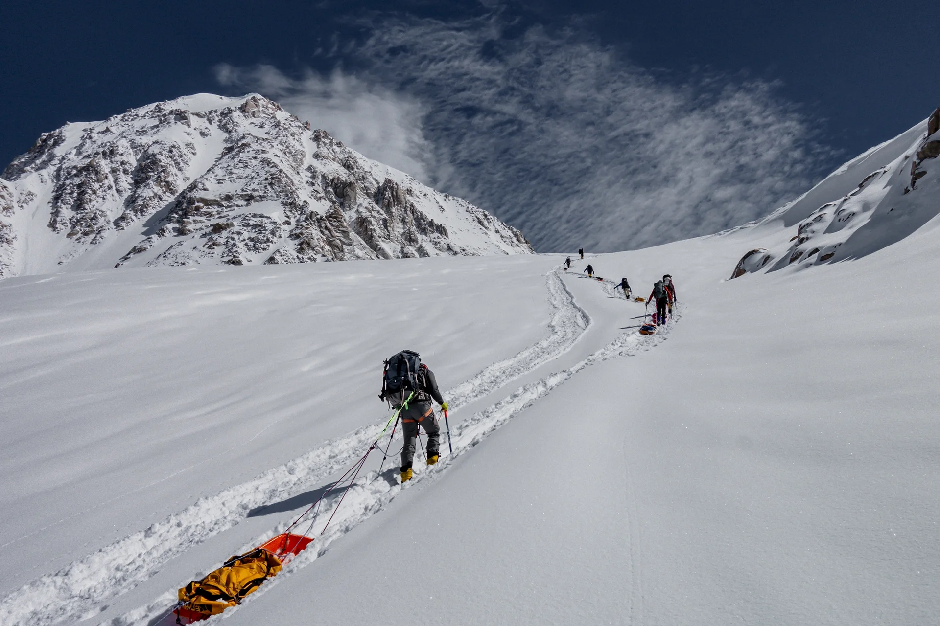 Fotka vystihující průběh expedice