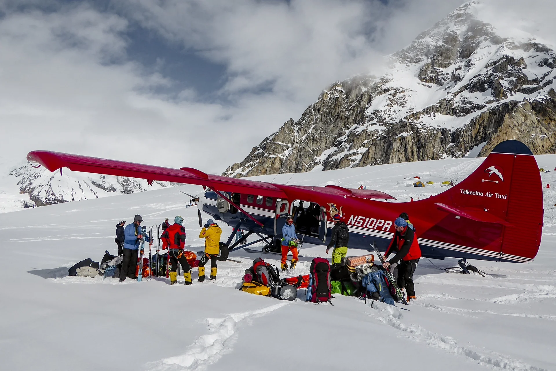 Fotka vystihující průběh expedice