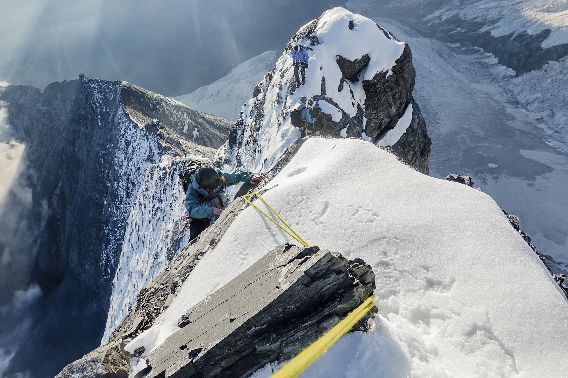 Fotka vystihující průběh expedice