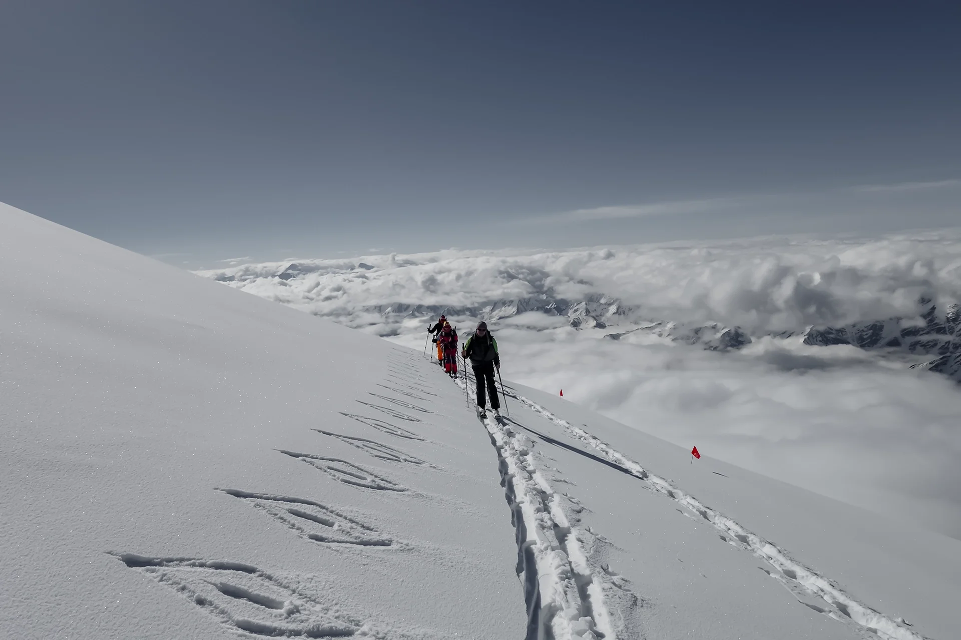 Fotka vystihující průběh expedice