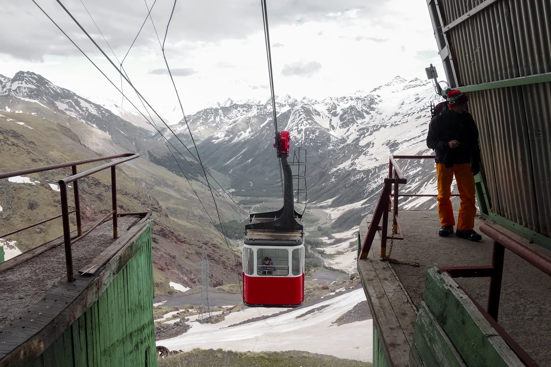 Fotka vystihující průběh expedice
