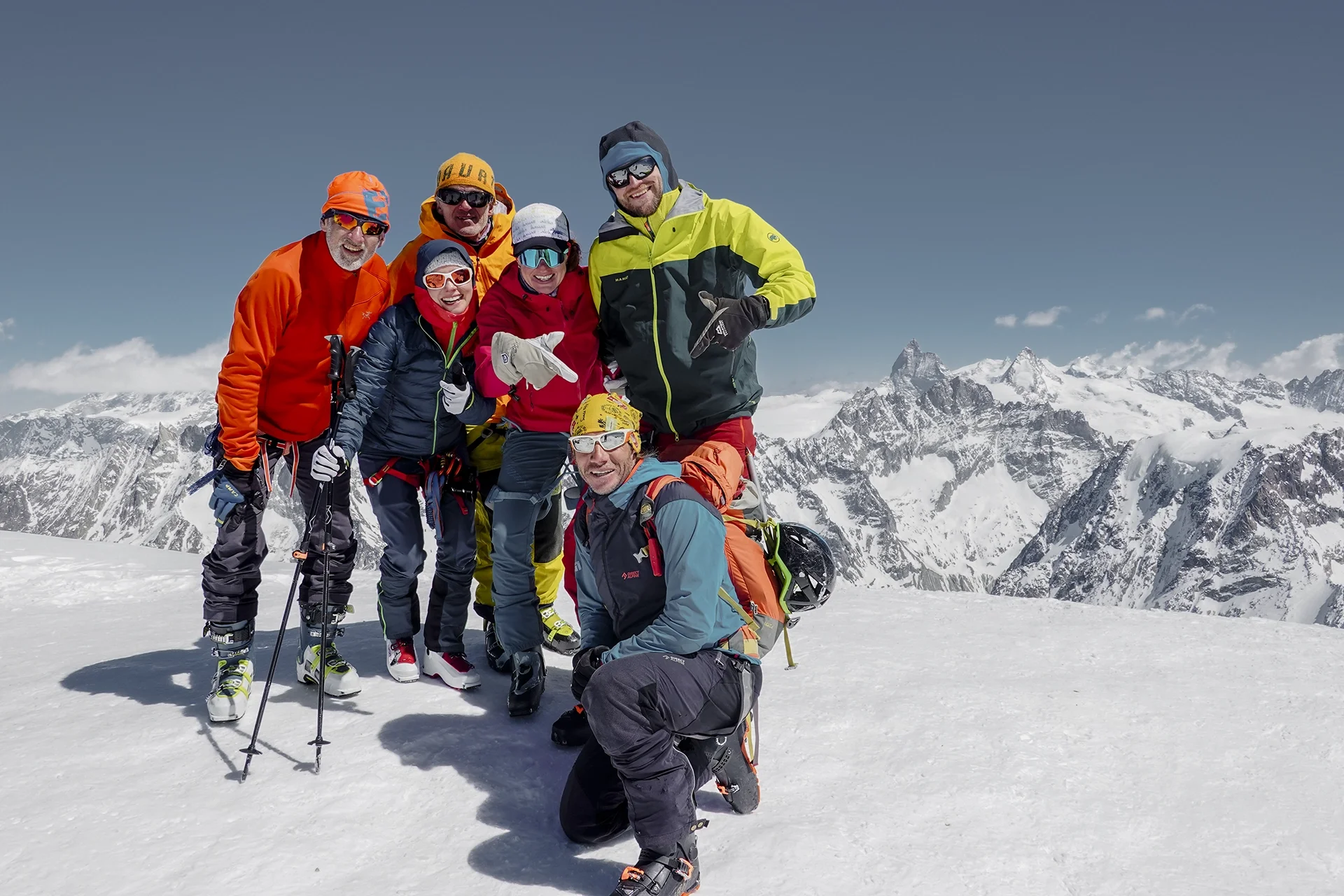 Fotka vystihující průběh expedice