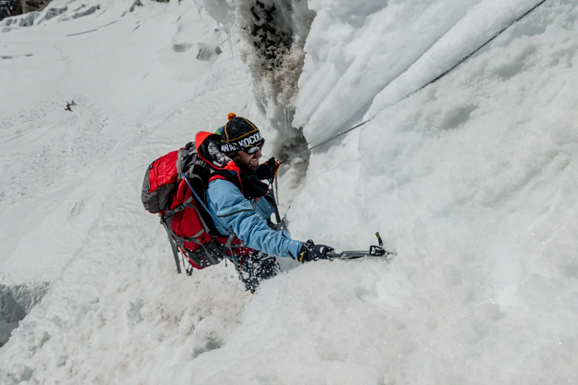 Fotka vystihující průběh expedice