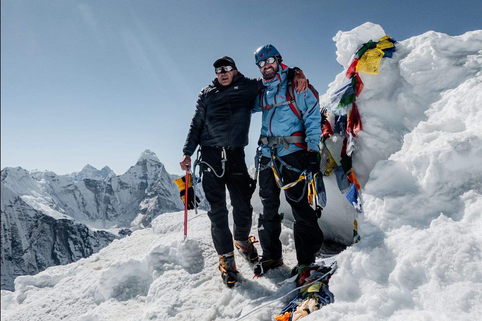Fotka vystihující průběh expedice