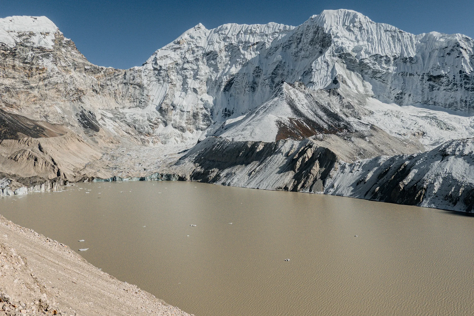 Fotka vystihující průběh expedice
