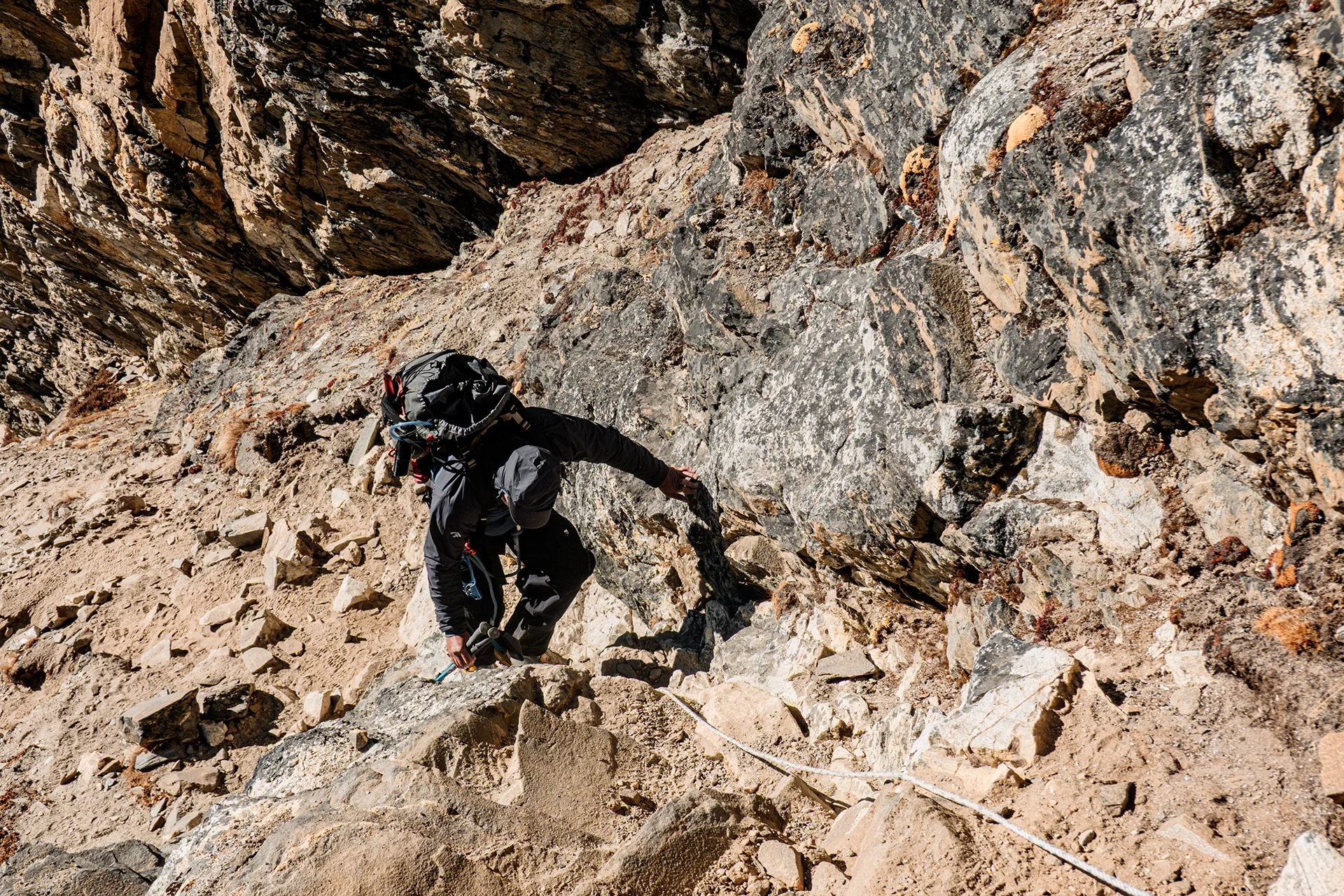 Fotka vystihující průběh expedice