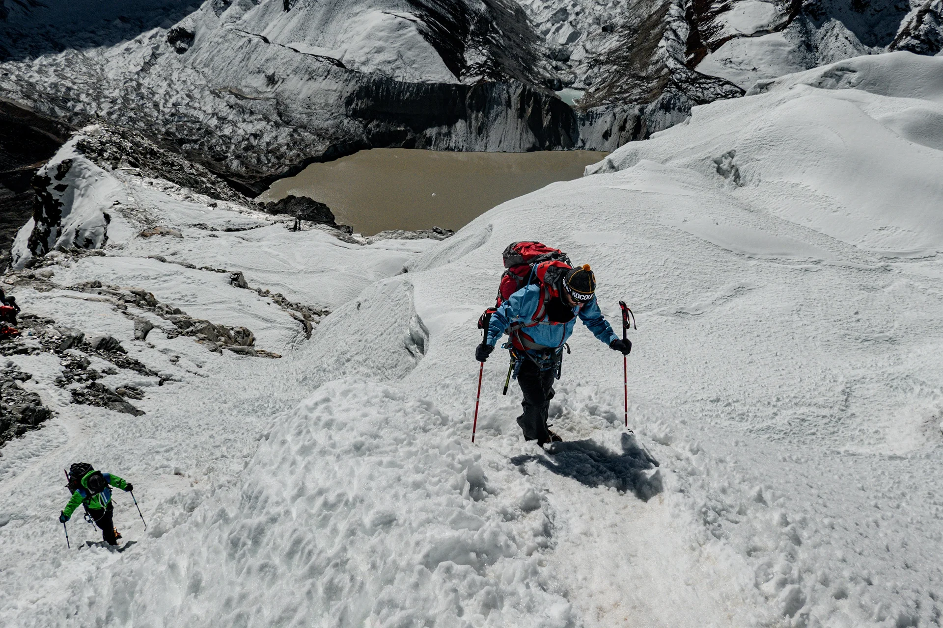Fotka vystihující průběh expedice