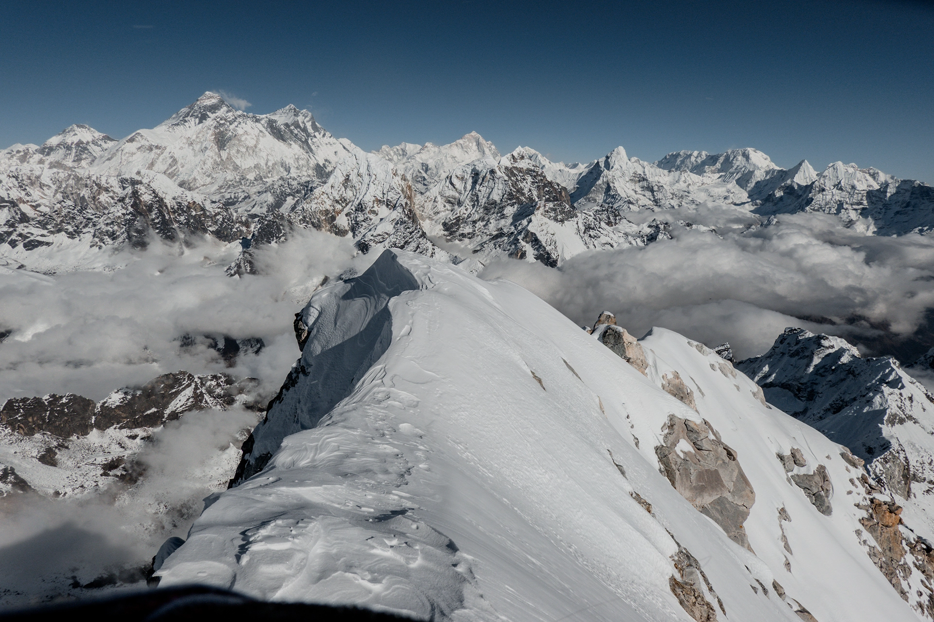 Fotka vystihující průběh expedice