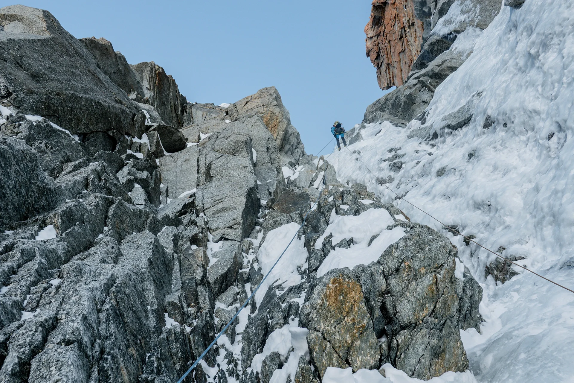 Fotka vystihující průběh expedice