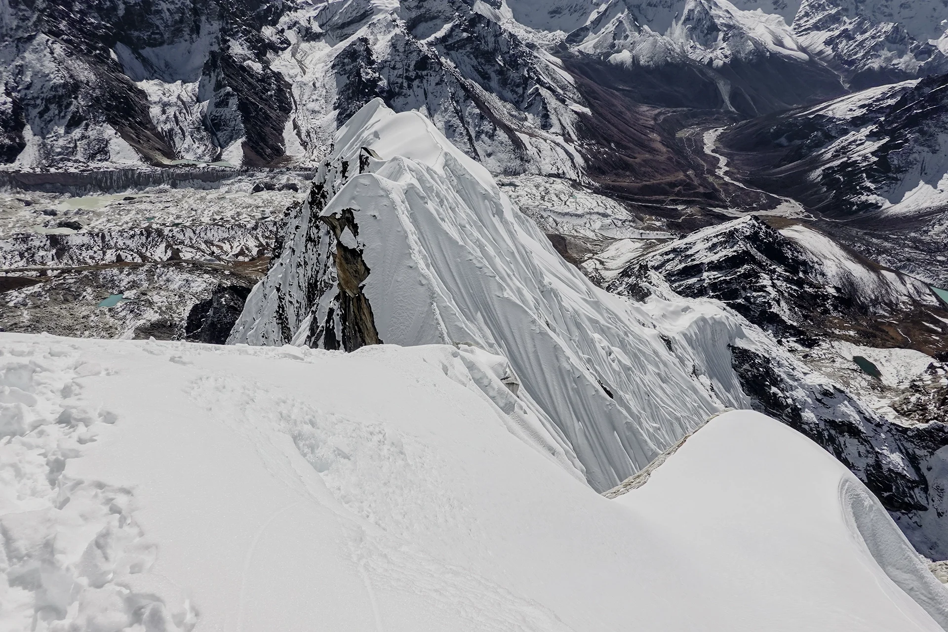 Fotka vystihující průběh expedice