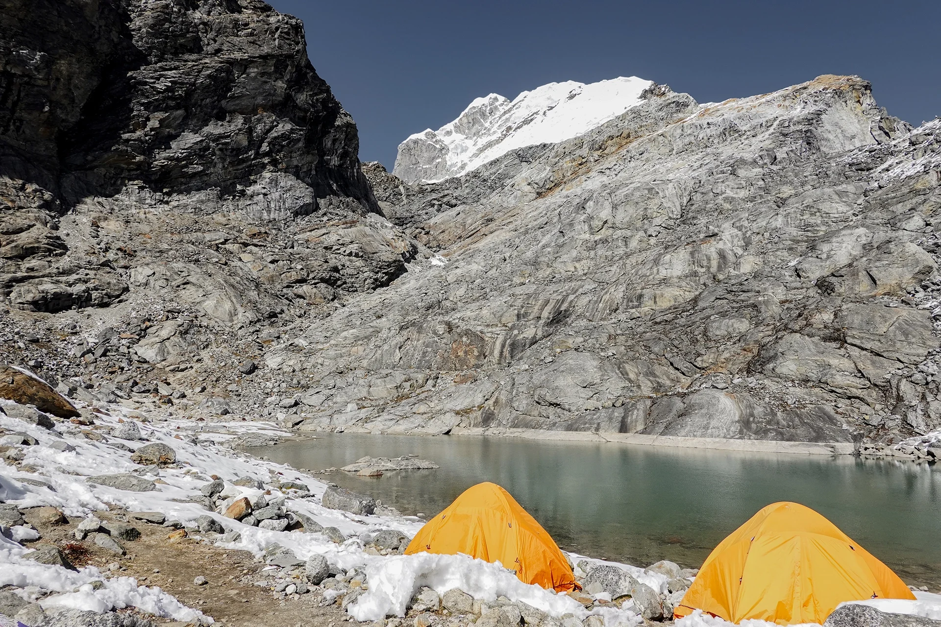 Fotka vystihující průběh expedice