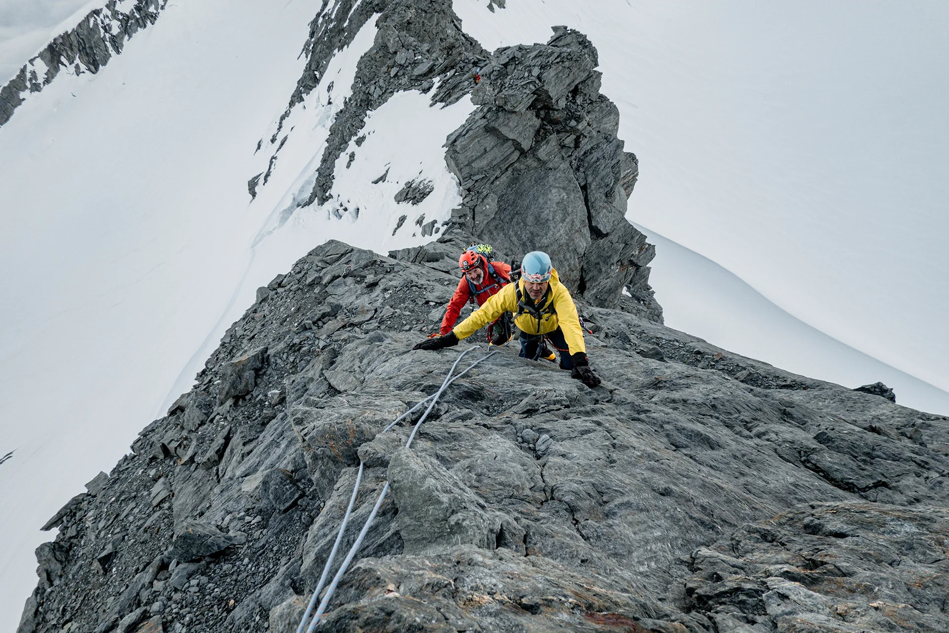 Fotka vystihující průběh expedice
