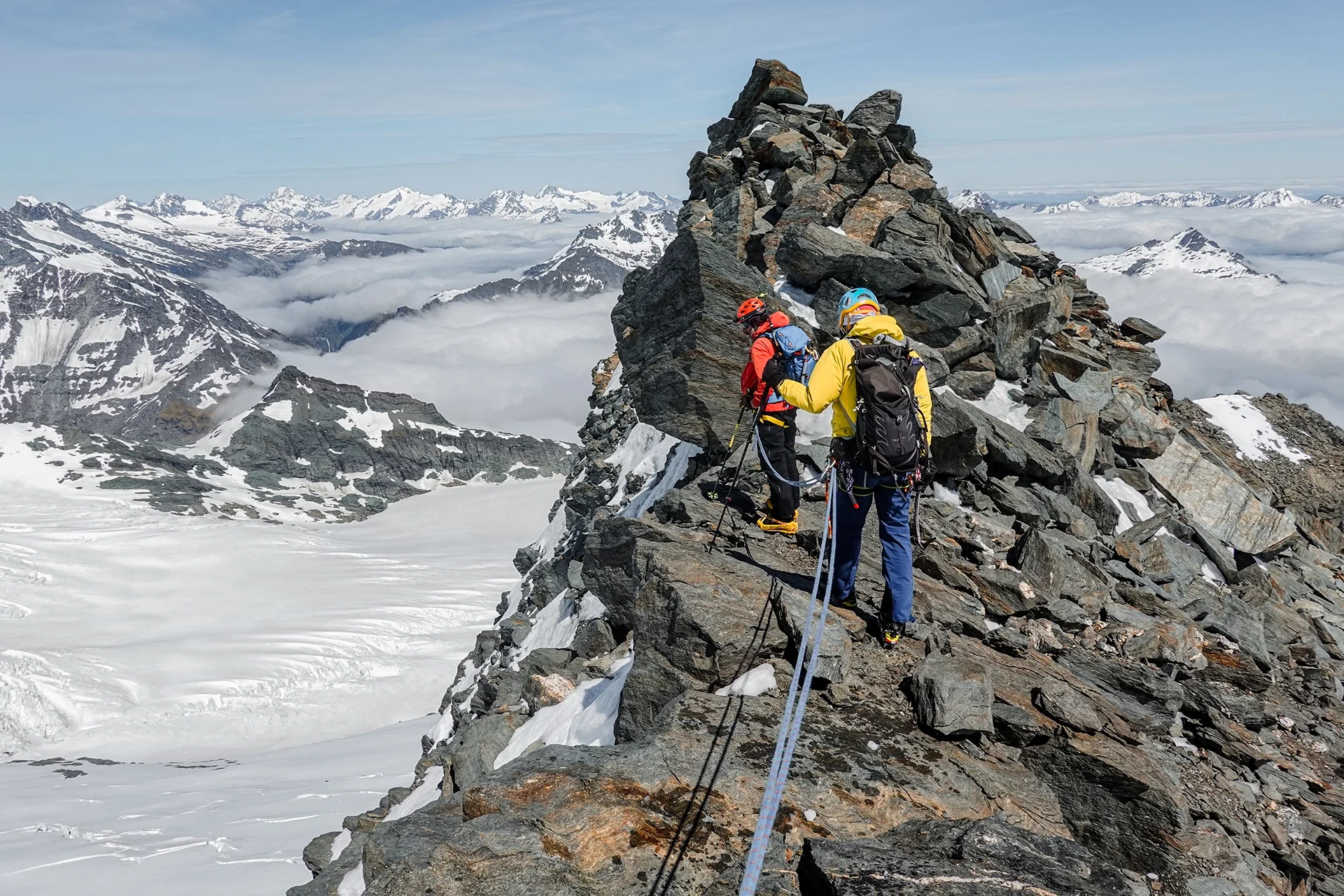 Fotka vystihující průběh expedice