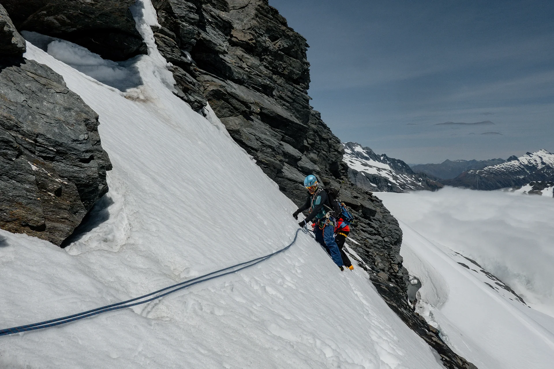 Fotka vystihující průběh expedice