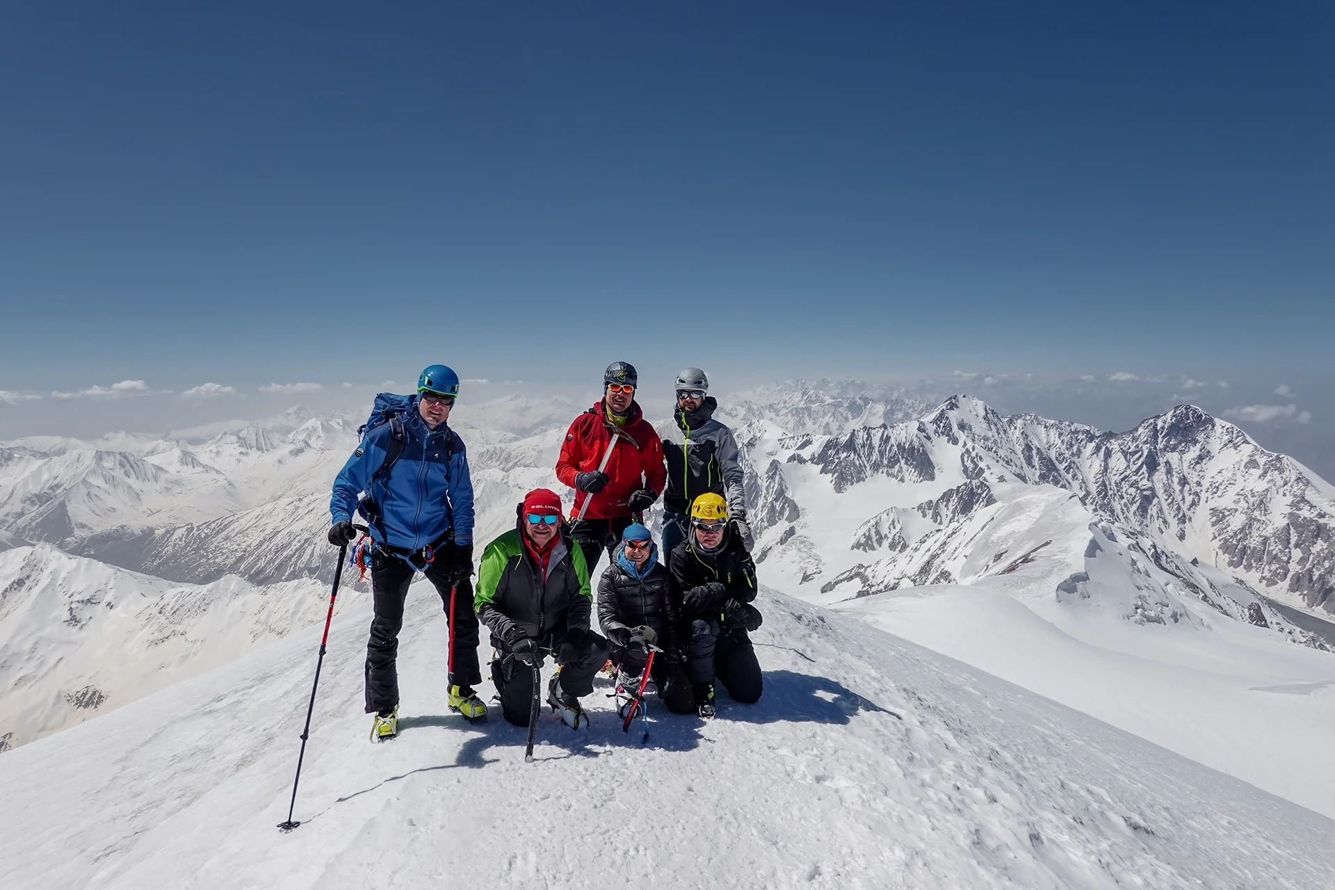 Fotka vystihující průběh expedice