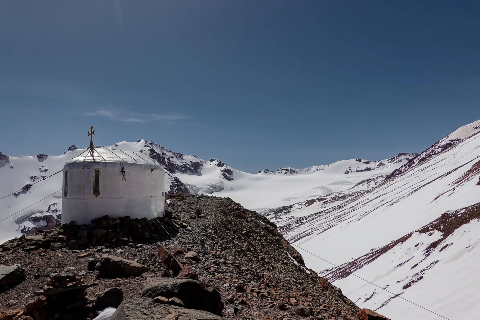 Fotka vystihující průběh expedice