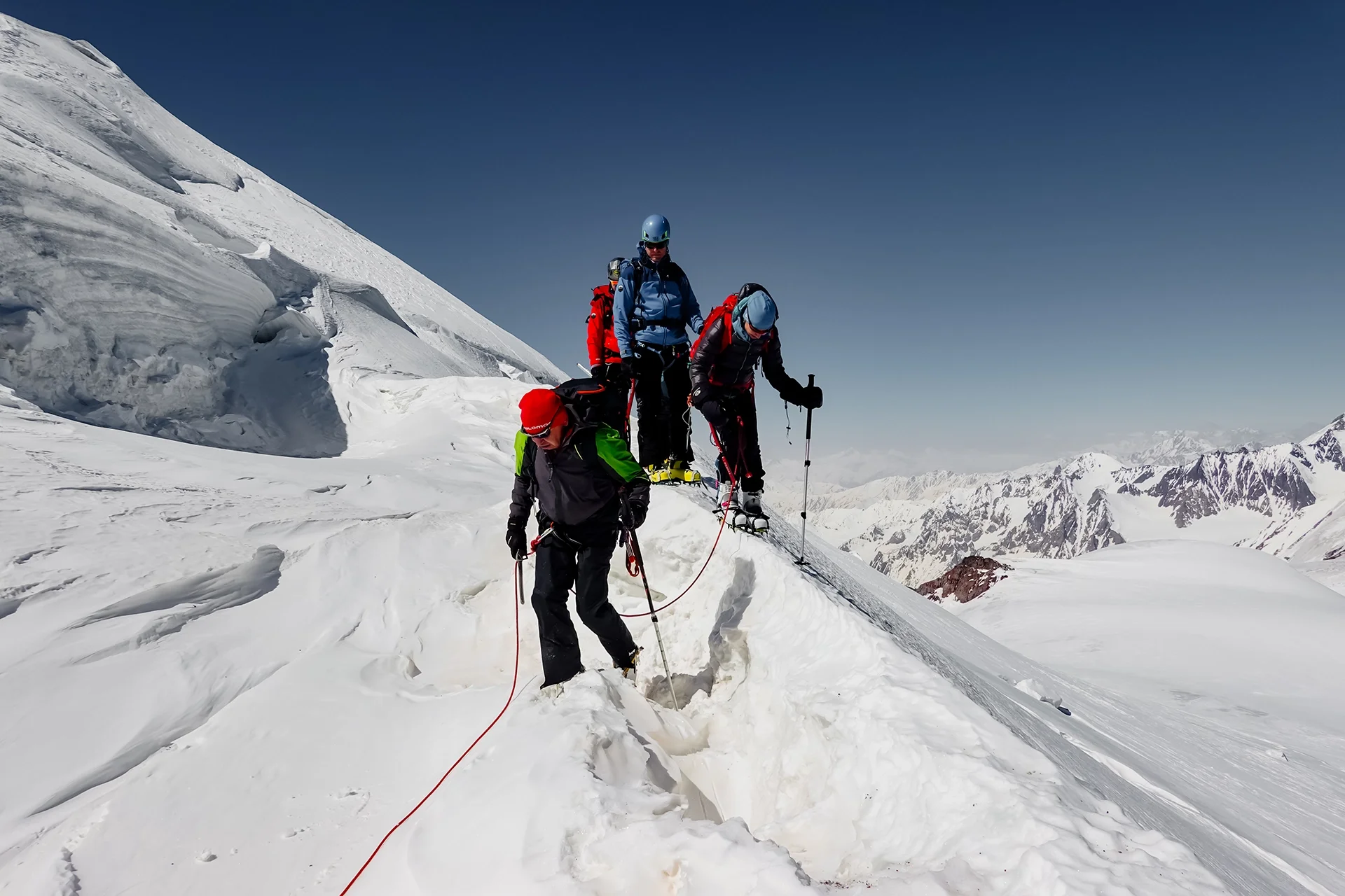Fotka vystihující průběh expedice