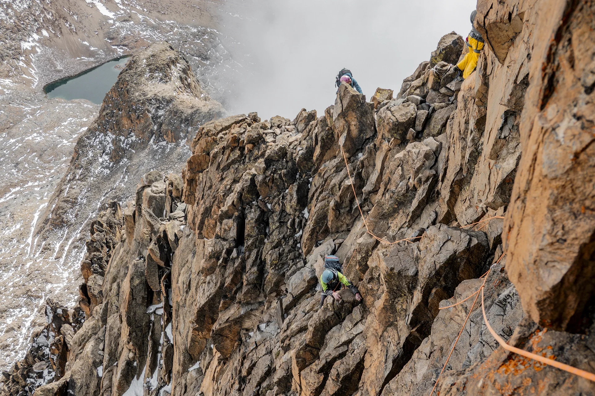 Fotka vystihující průběh expedice