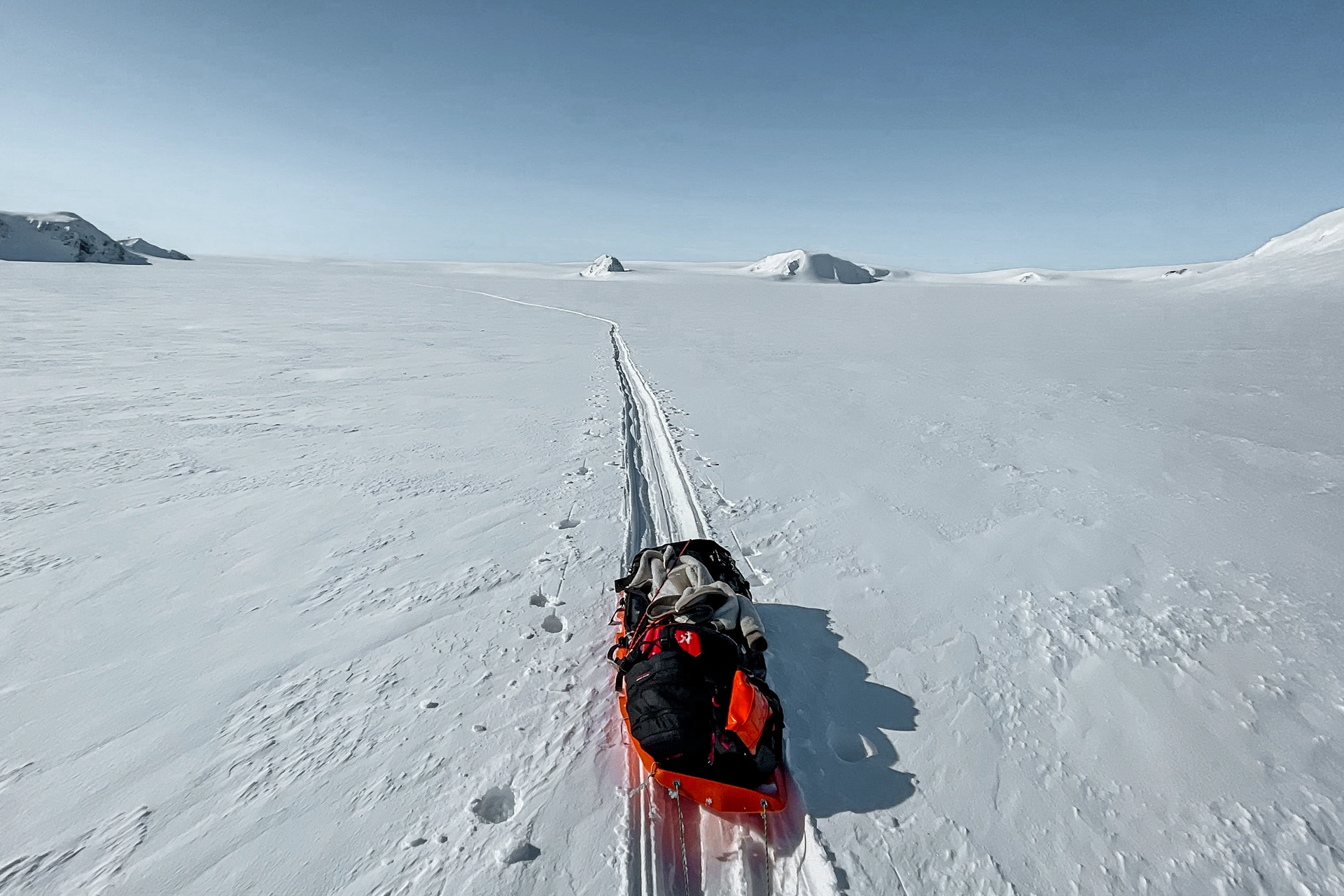Fotka vystihující průběh expedice