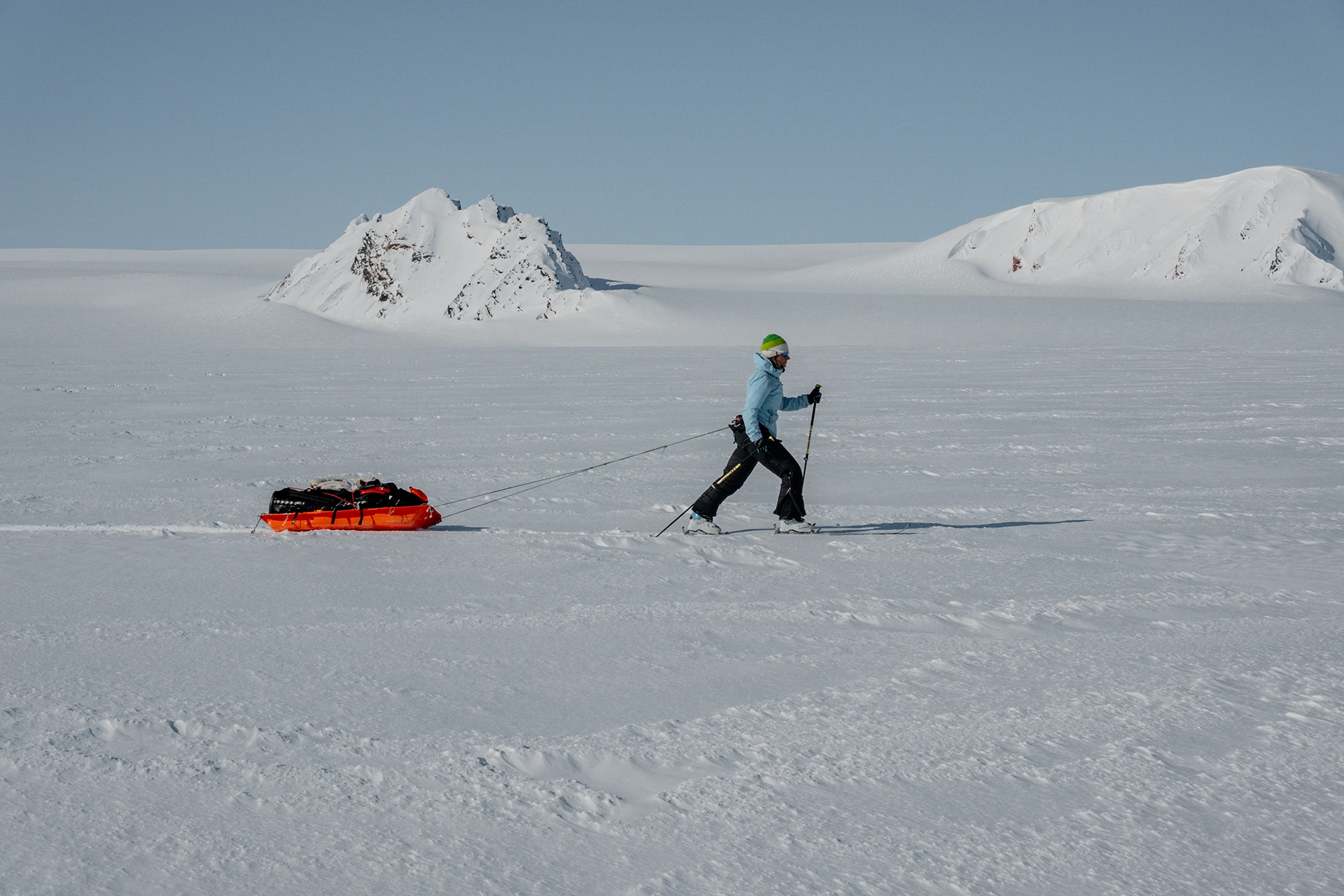 Fotka vystihující průběh expedice