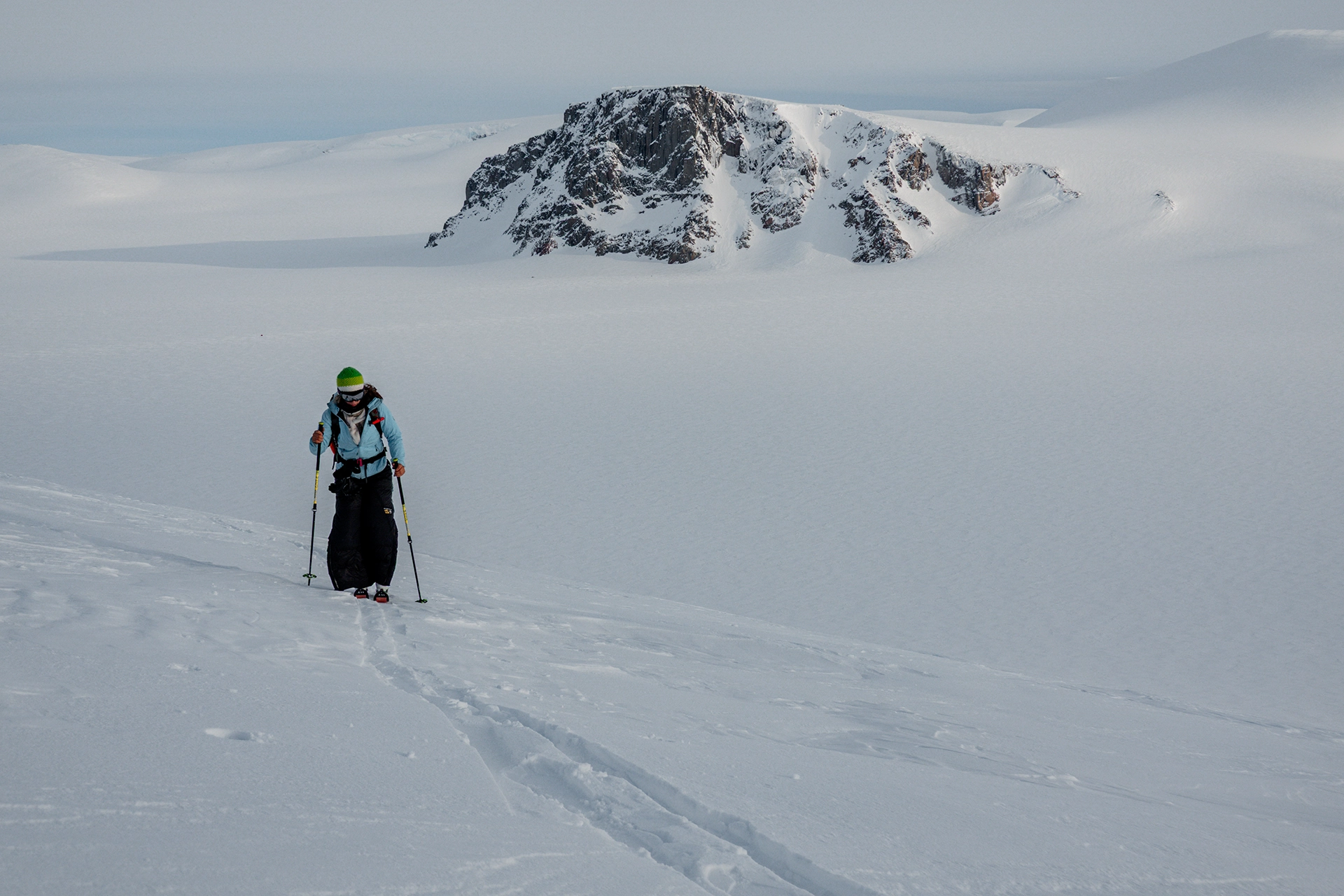 Fotka vystihující průběh expedice