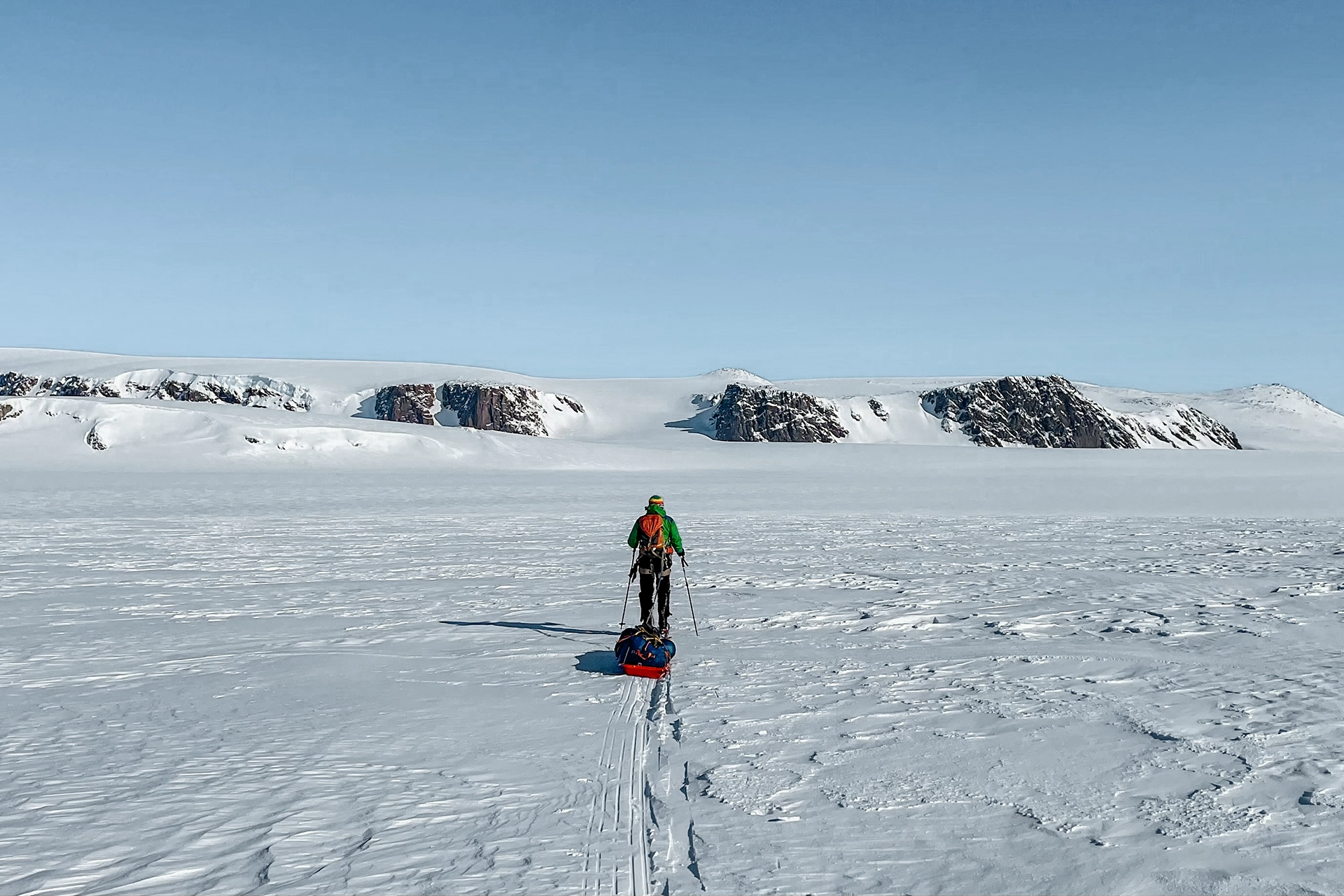 Fotka vystihující průběh expedice
