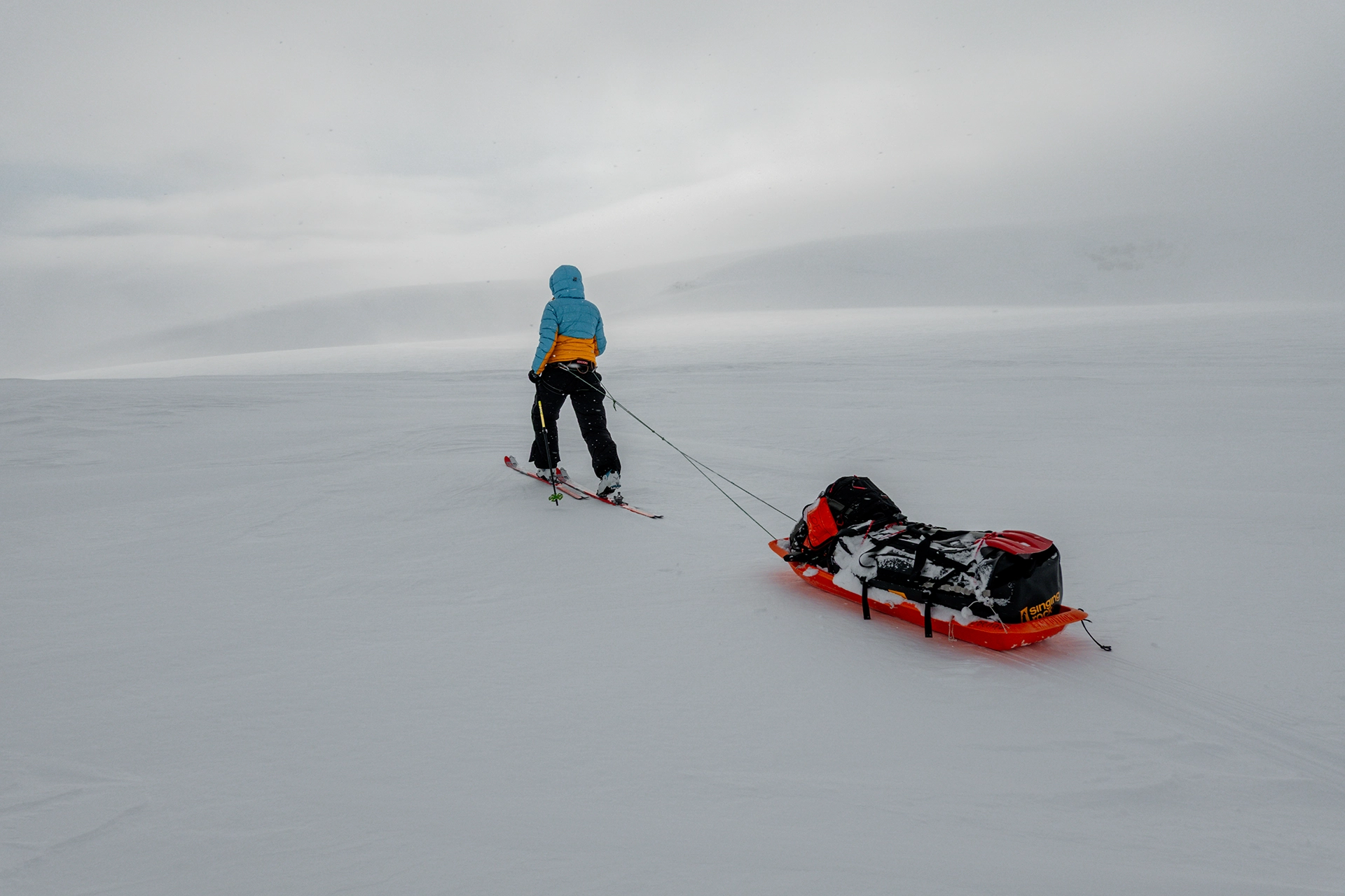 Fotka vystihující průběh expedice