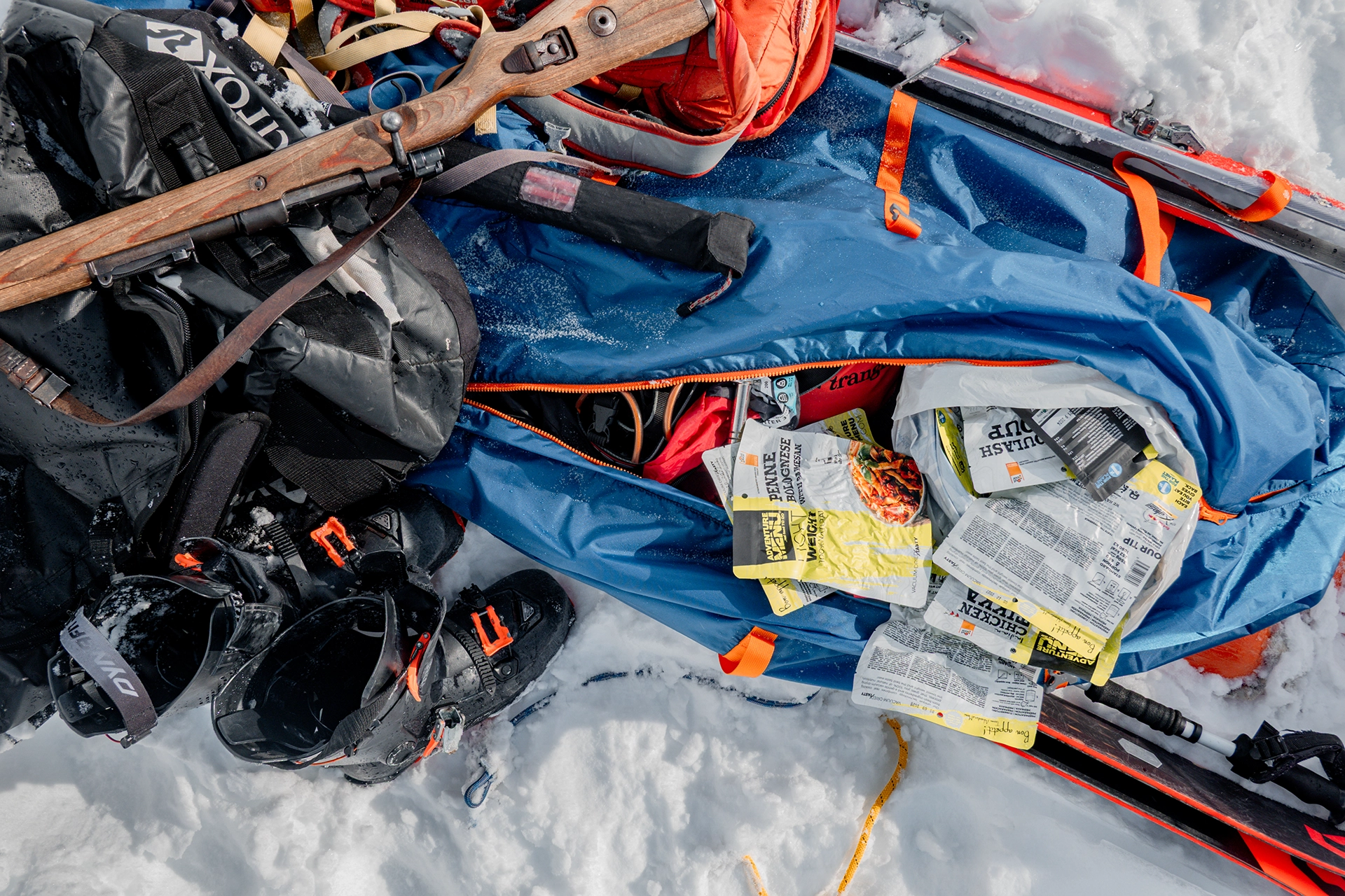 Fotka vystihující průběh expedice