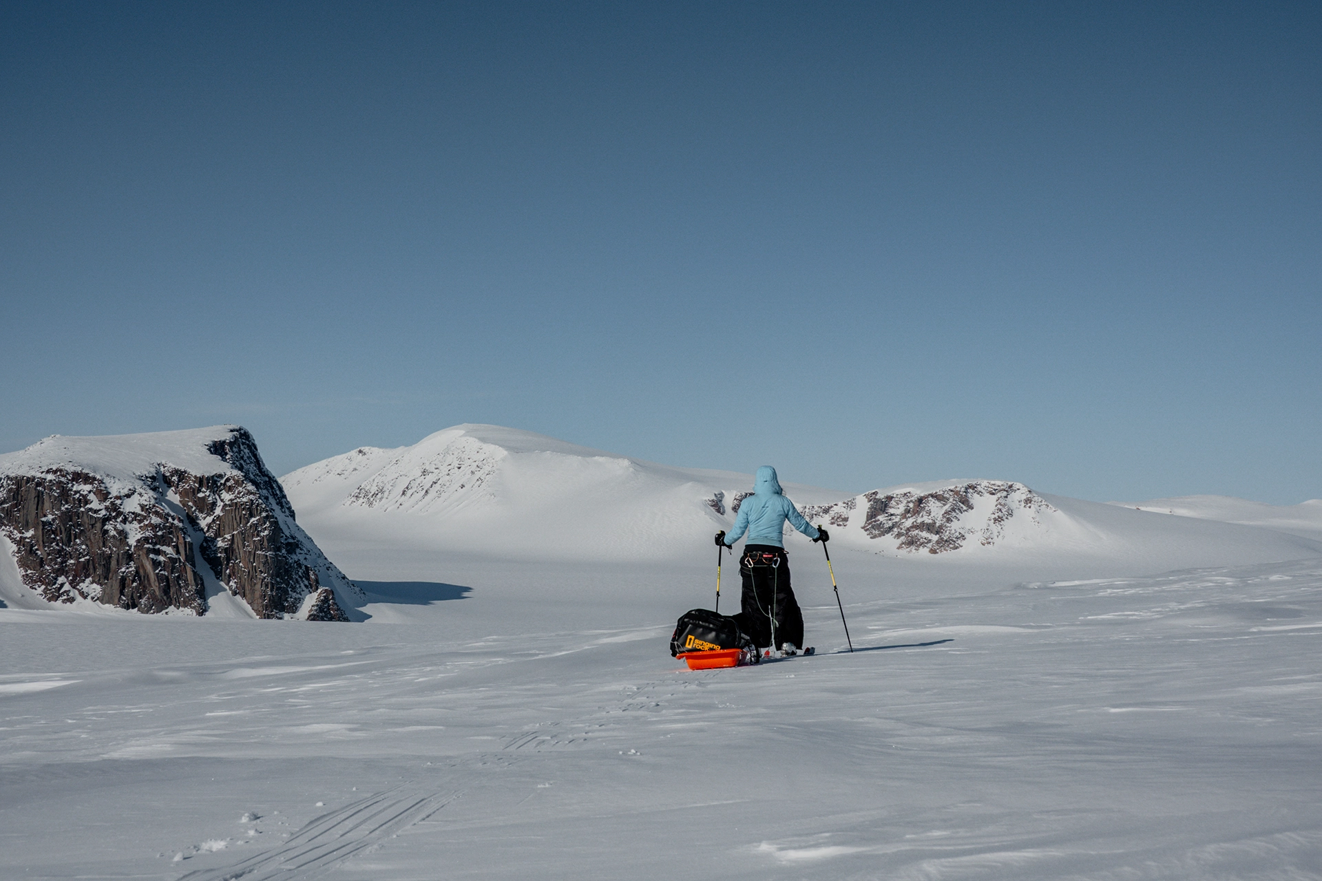 Fotka vystihující průběh expedice