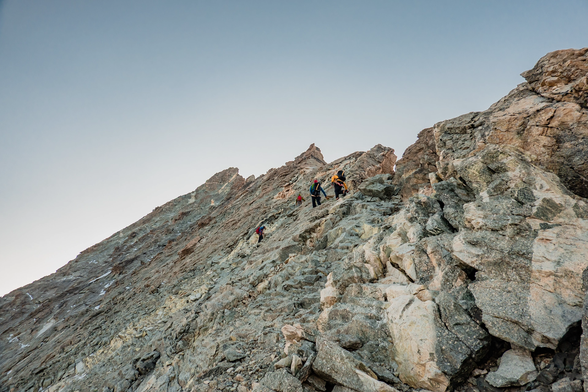 Fotka vystihující průběh expedice